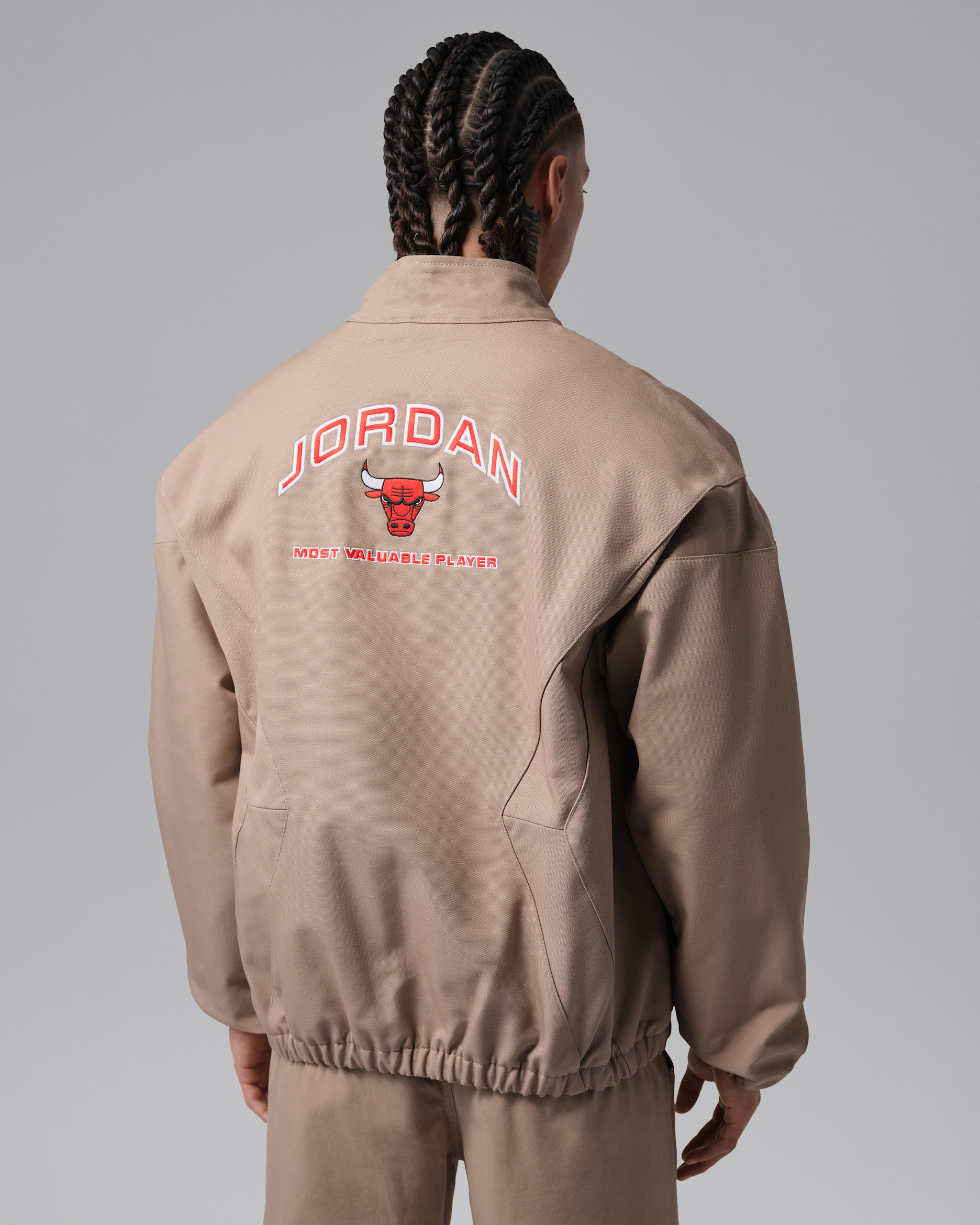 Veste workwear à motif Jordan Flight pour homme - Khaki/Noir