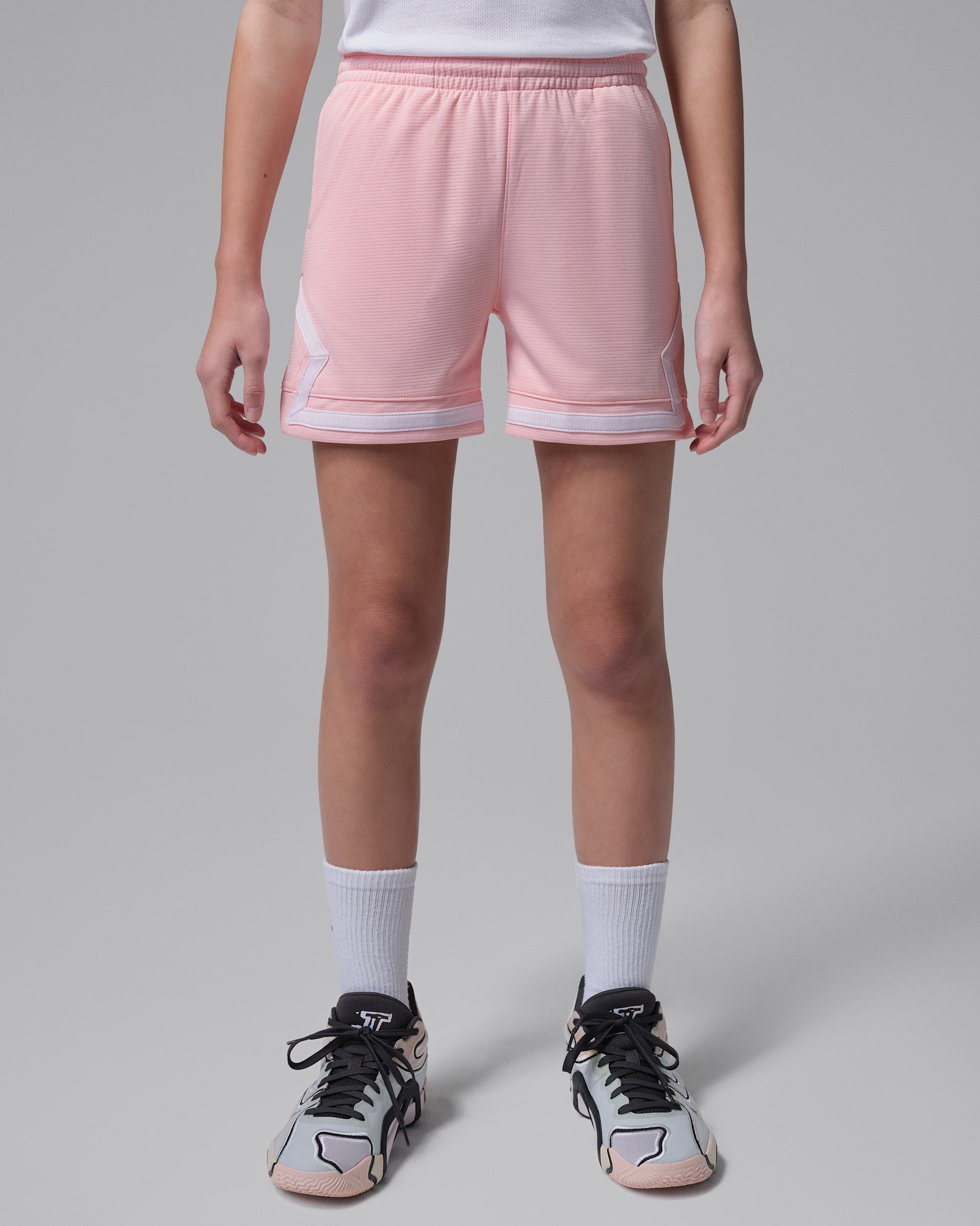 Jordan Dri-FIT Big Kids' Diamond Shorts - Pink Bloom