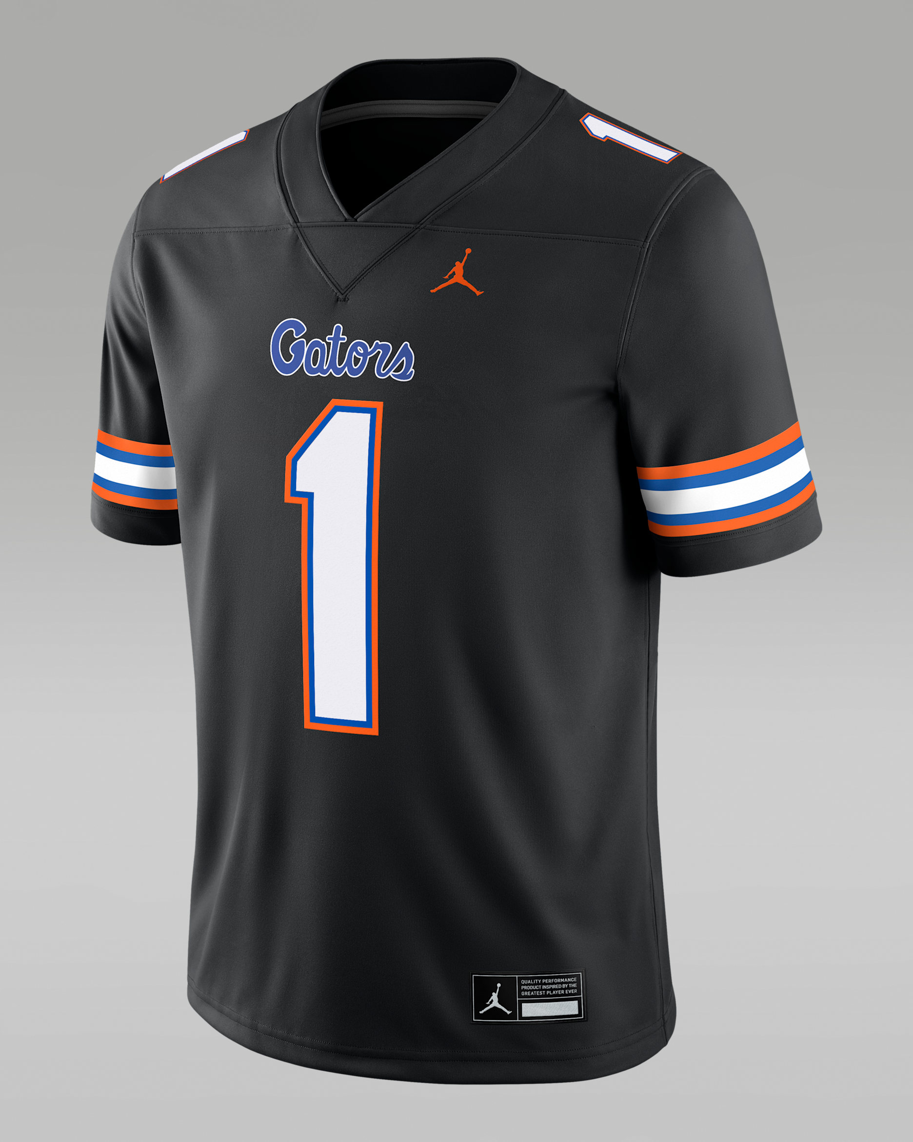 Jersey universitario marca Jordan Dri-FIT Game para hombre Florida Gators - Negro