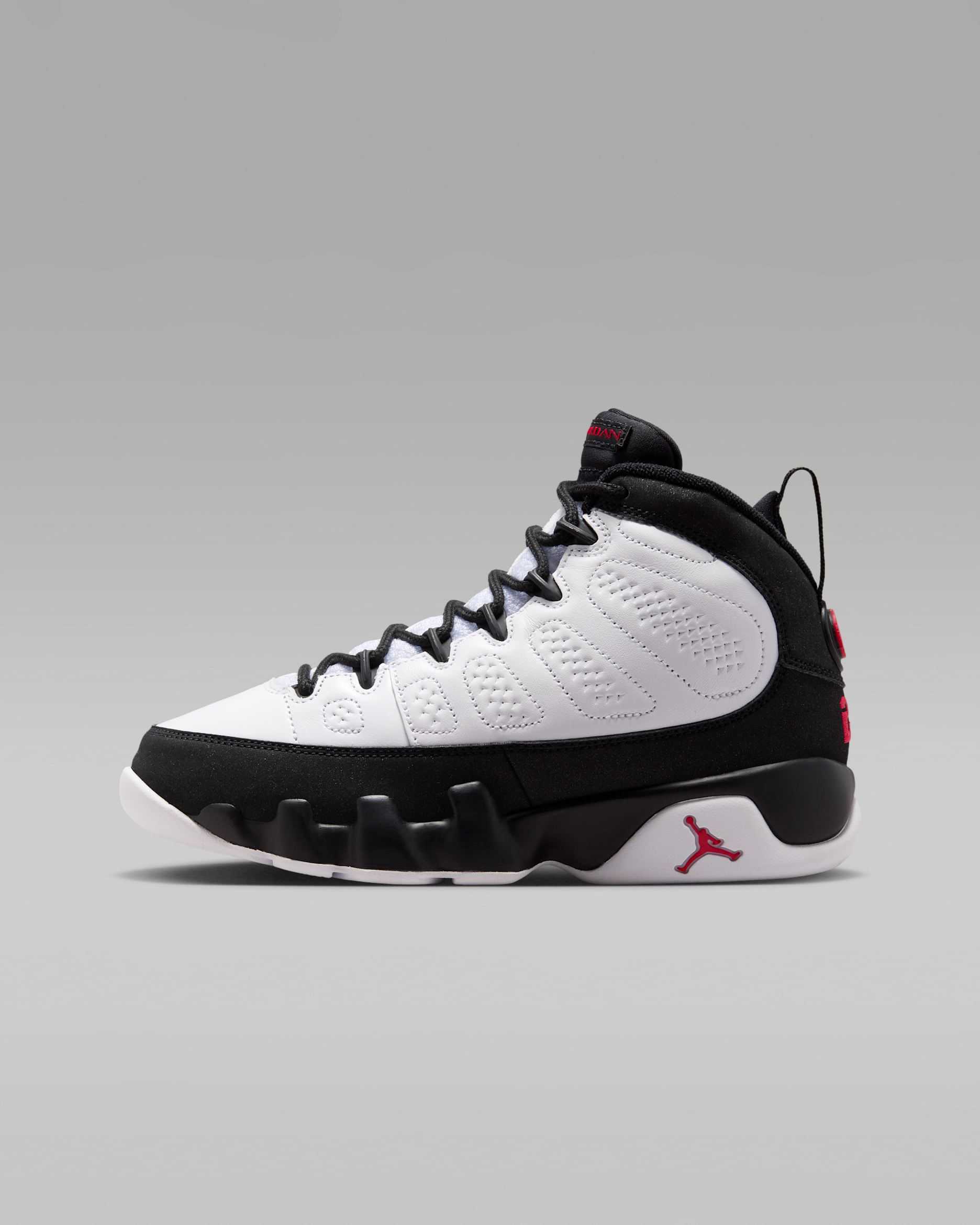 Chaussure Air Jordan 9 Retro "Space Jam" pour pré-ado - Blanc/Noir/True Red