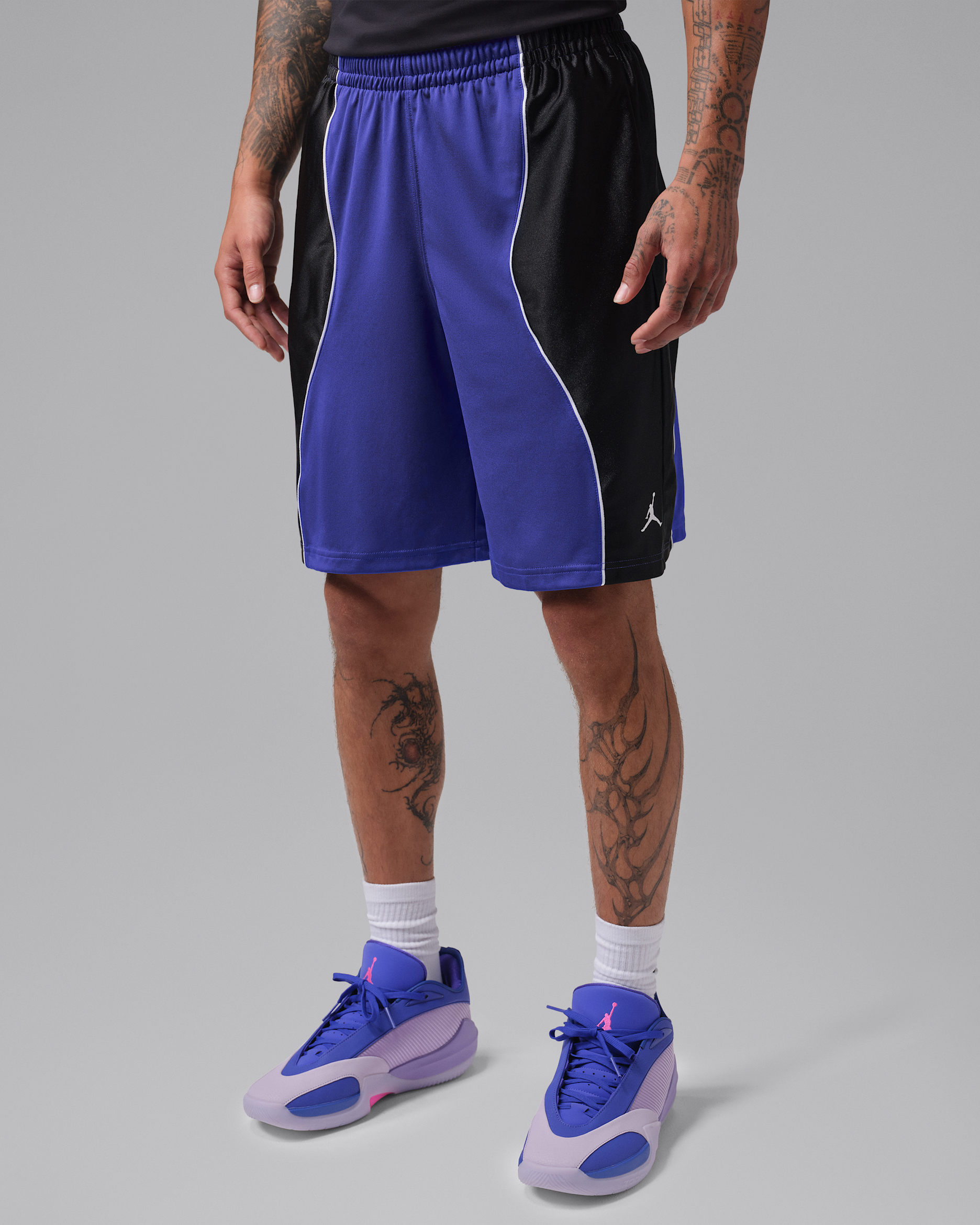 Jordan Sport Men's Dri-FIT 9" Y2K Shorts - Light Concord/White/Black
