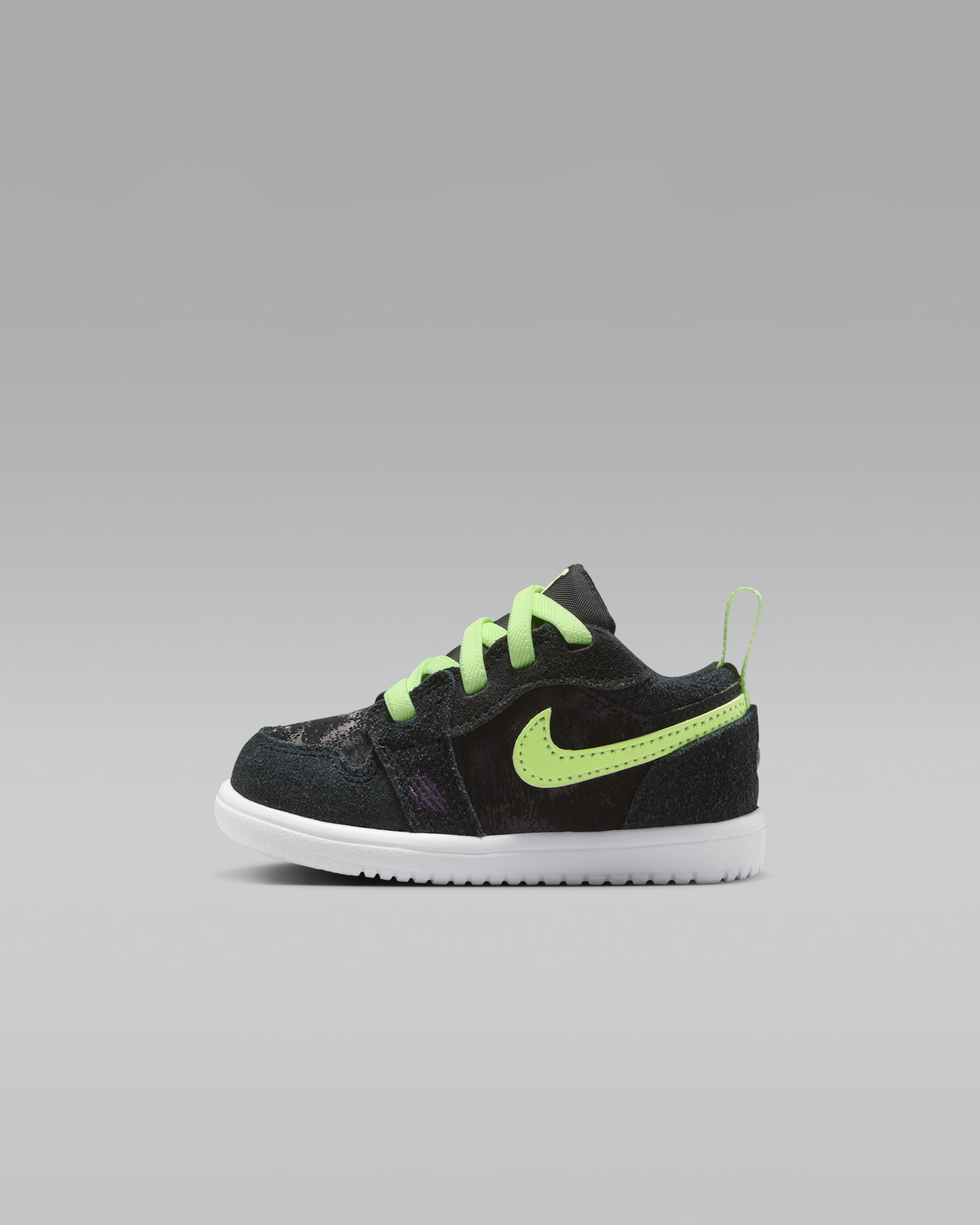 Jordan 1 Low Alt Baby & Toddler Shoes - Black/Dark Raisin/White/Barely Volt