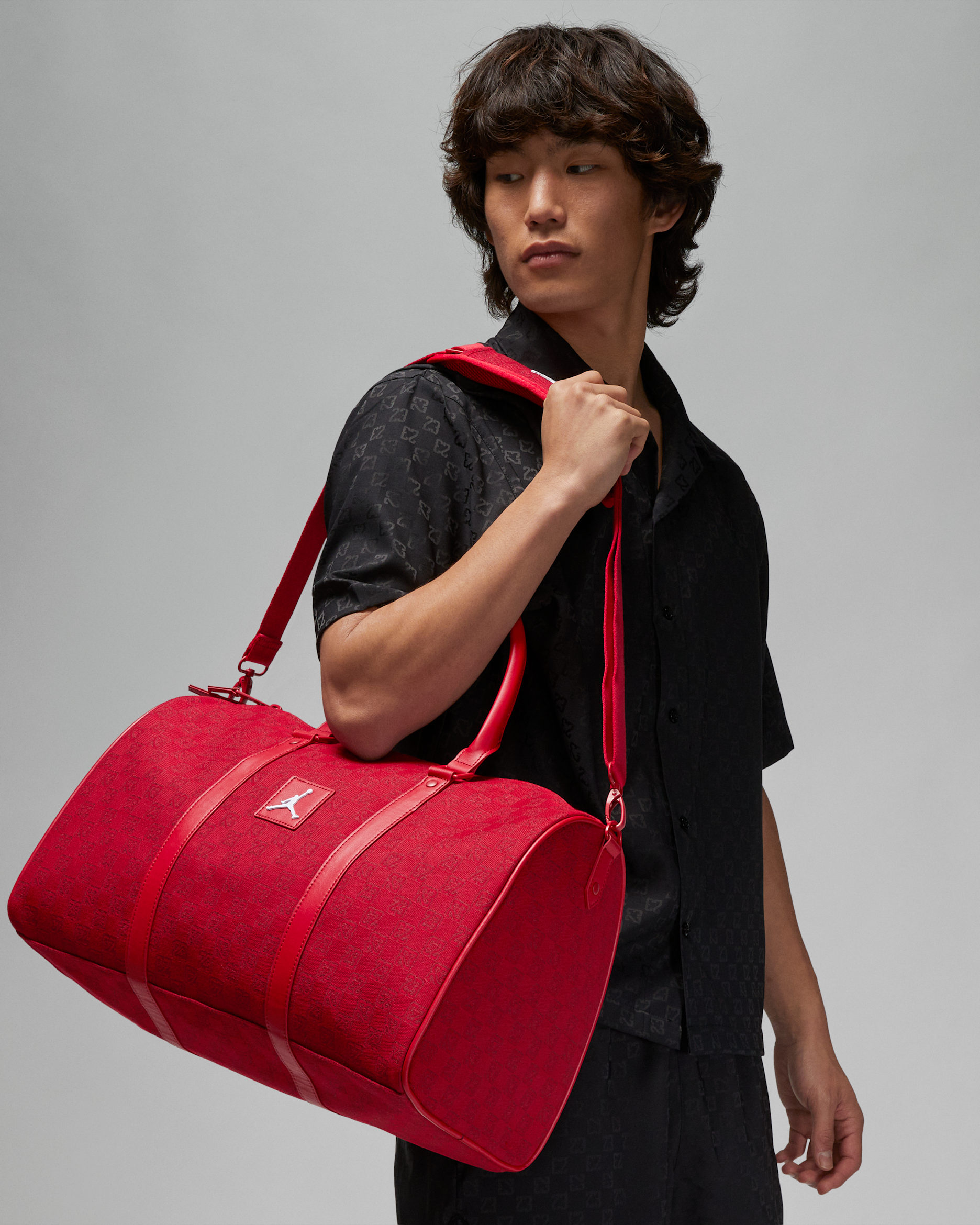 Jordan Monogram Duffle Bag (25L) - Red