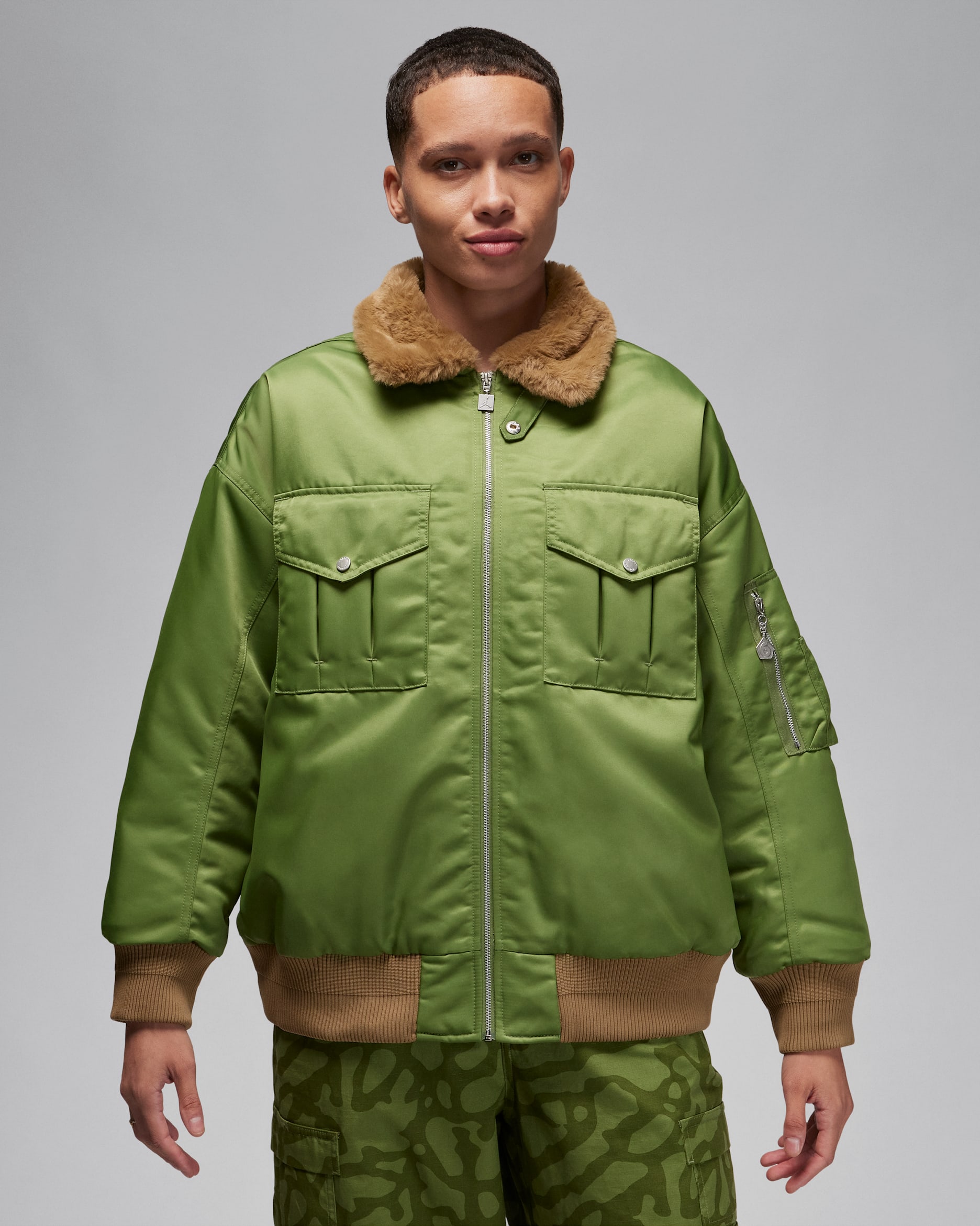 Jordan Renegade Jacke (Damen) - Sky J Light Olive/Brown Kelp