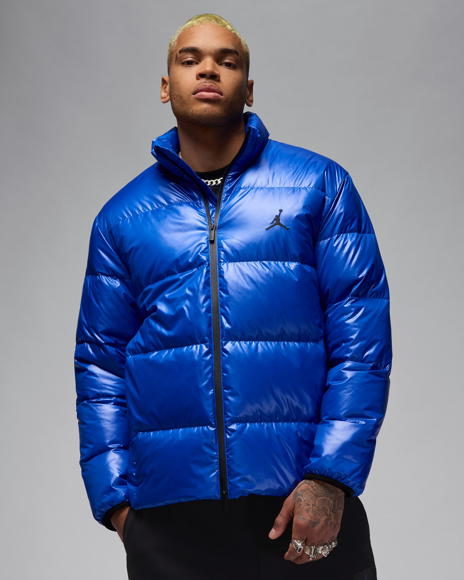 Jordan Flight Men's Down Puffer Jacket - Game Royal
