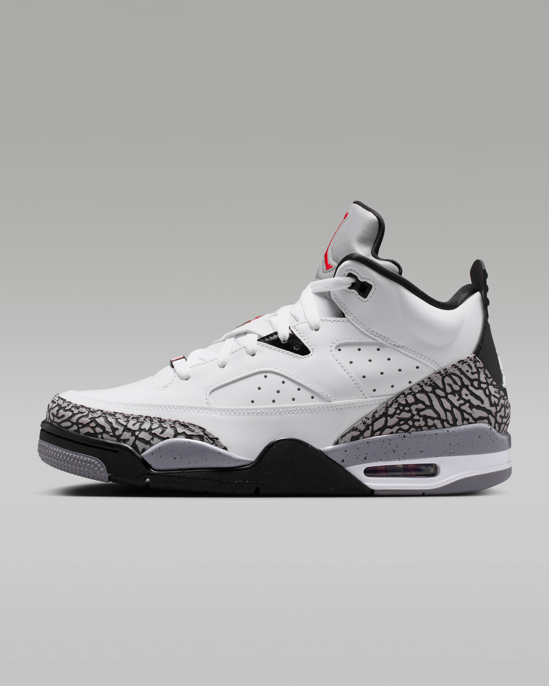 Jordan Son of Mars Low Men's Shoe - White/Black/Cement Grey/Gym Red