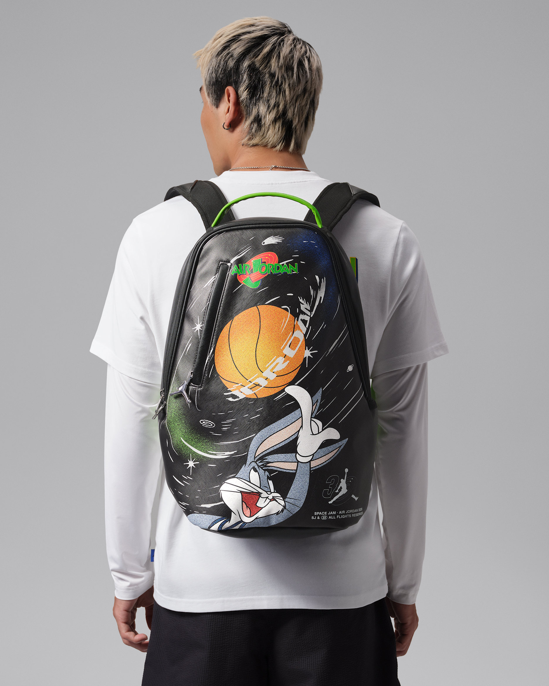 Jordan 6 Rings Space Jam rugzak (26 liter) - Zwart