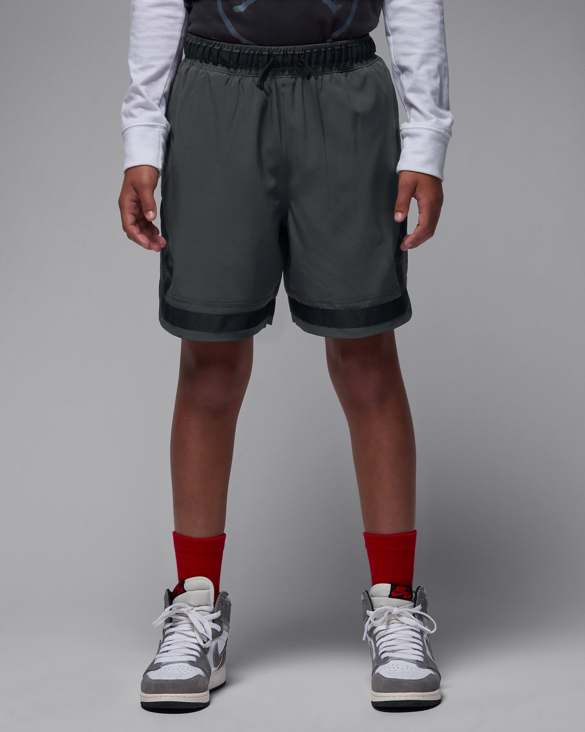 Jordan Paris Saint-Germain Big Kids' Dri-FIT Diamond Shorts - Anthracite