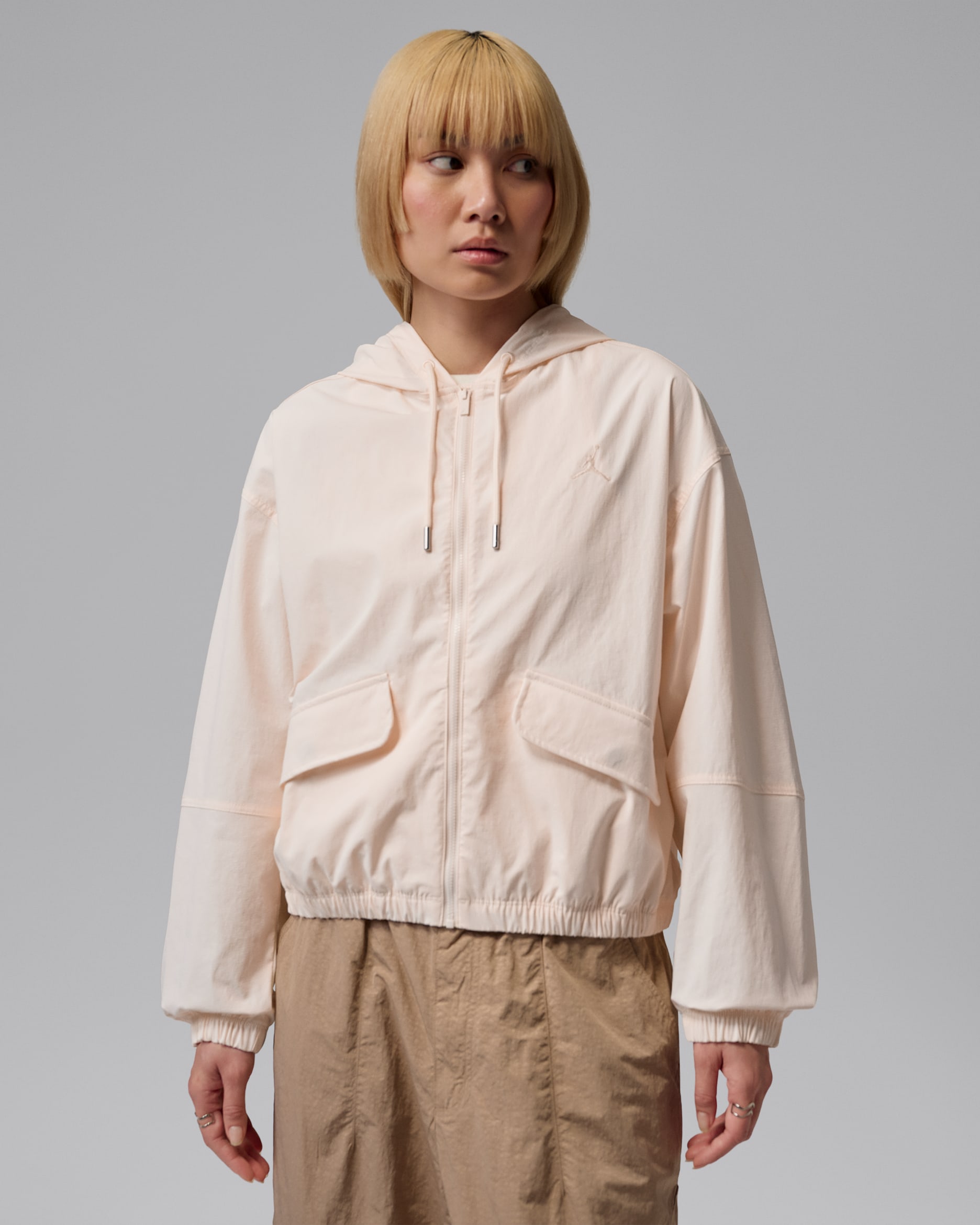 Jordan Flight Women's Full-Zip UV Jacket - Pale Ivory/Pale Ivory