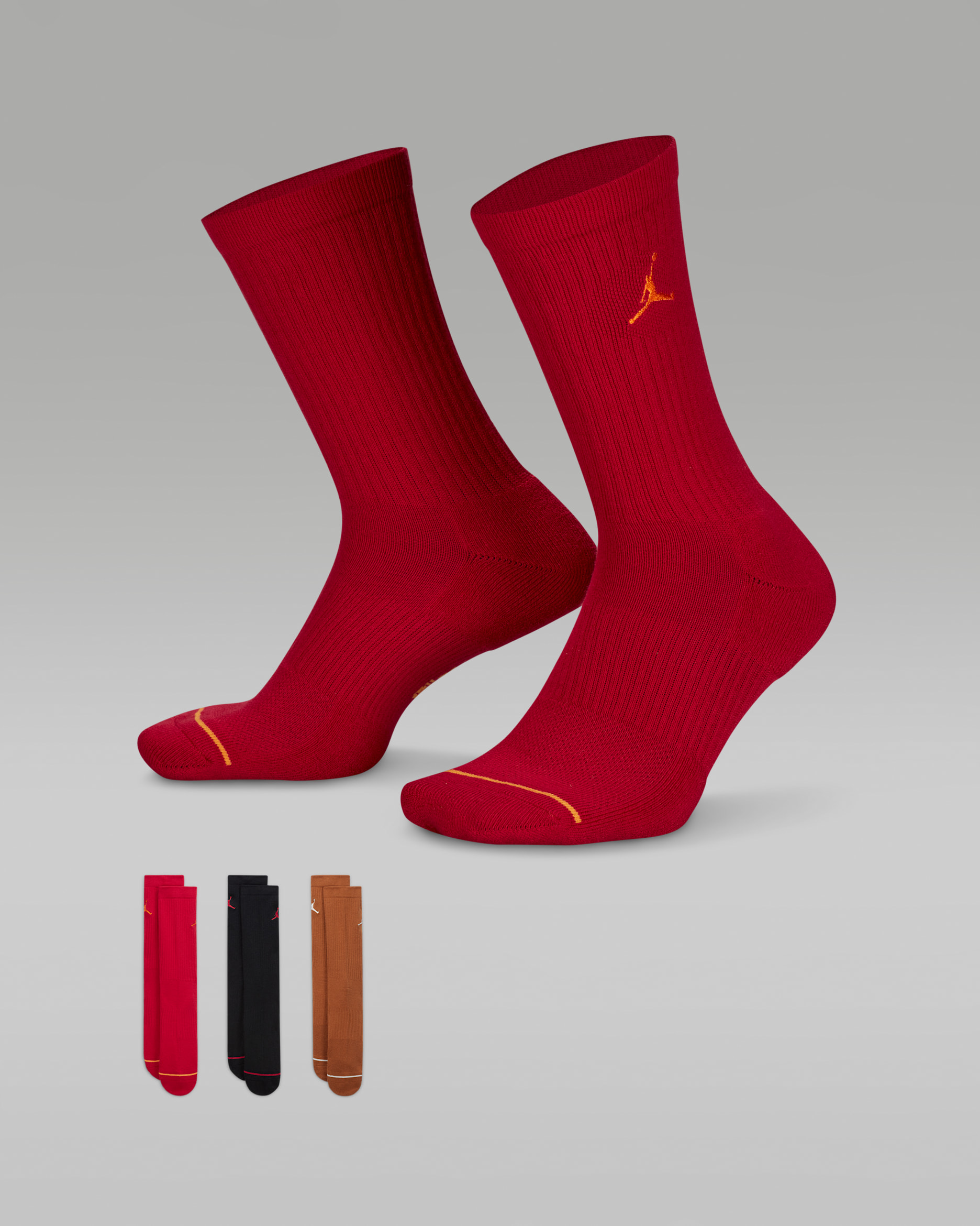 Jordan Everyday 中筒襪 (3 雙) - 多種顏色