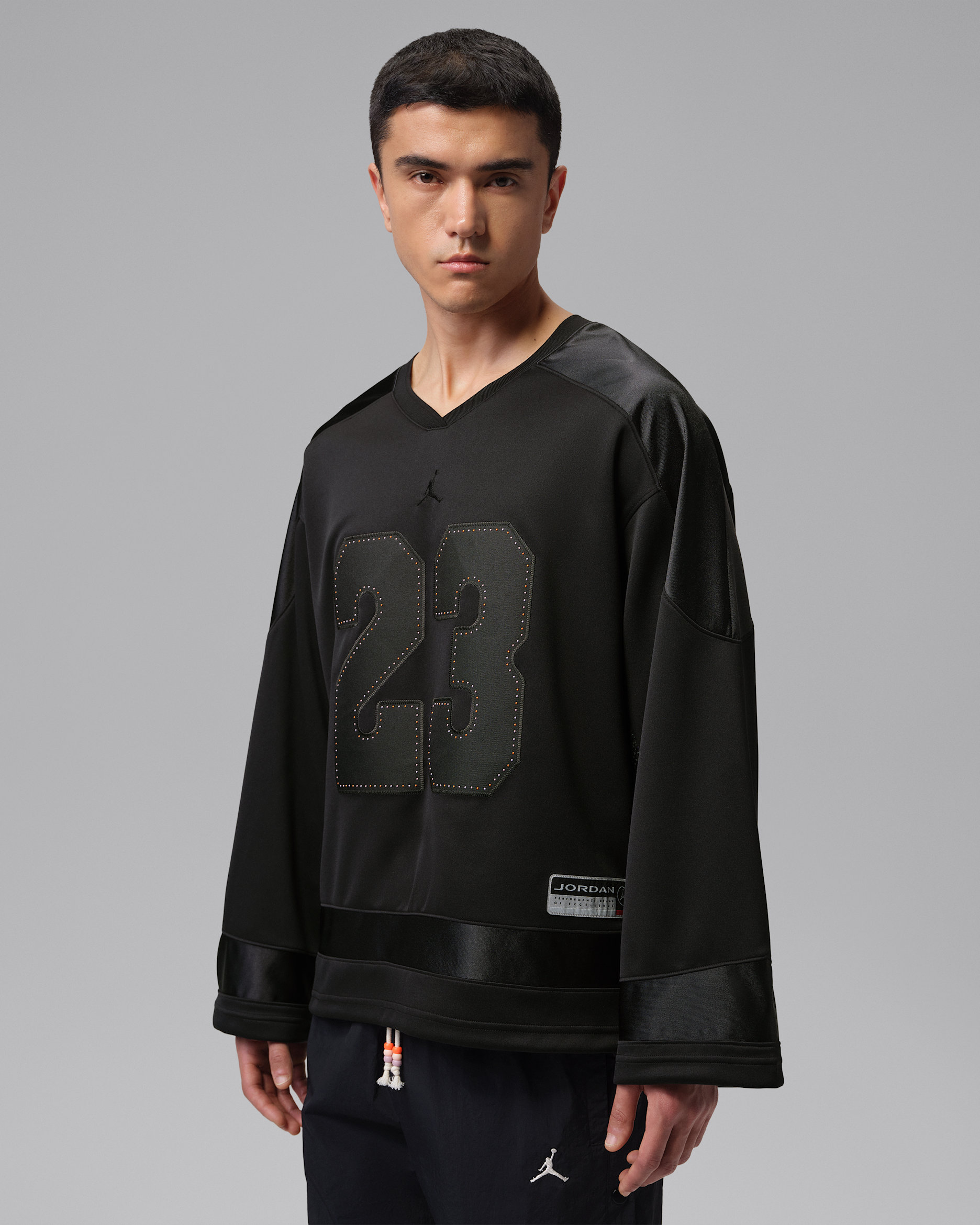 Jordan Brooklyn Men's Festival Jersey - Black/Black