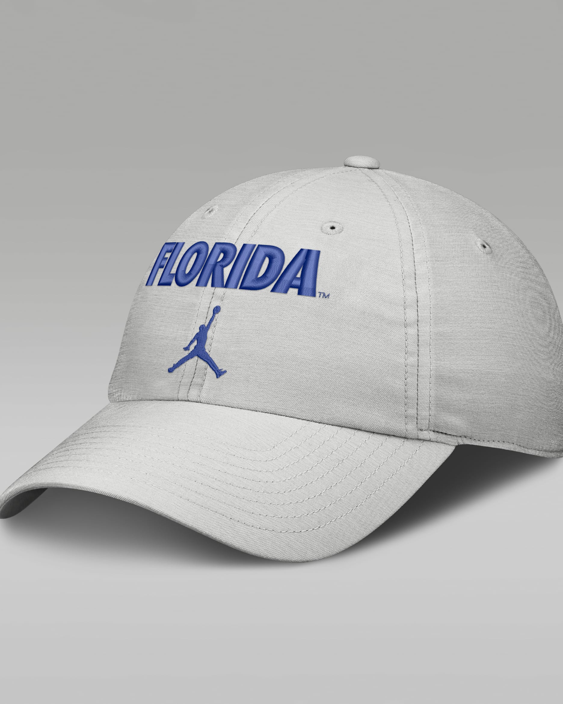 Florida Sideline Club Practice Men's Jordan Brand College Adjustable Hat - Photon Dust