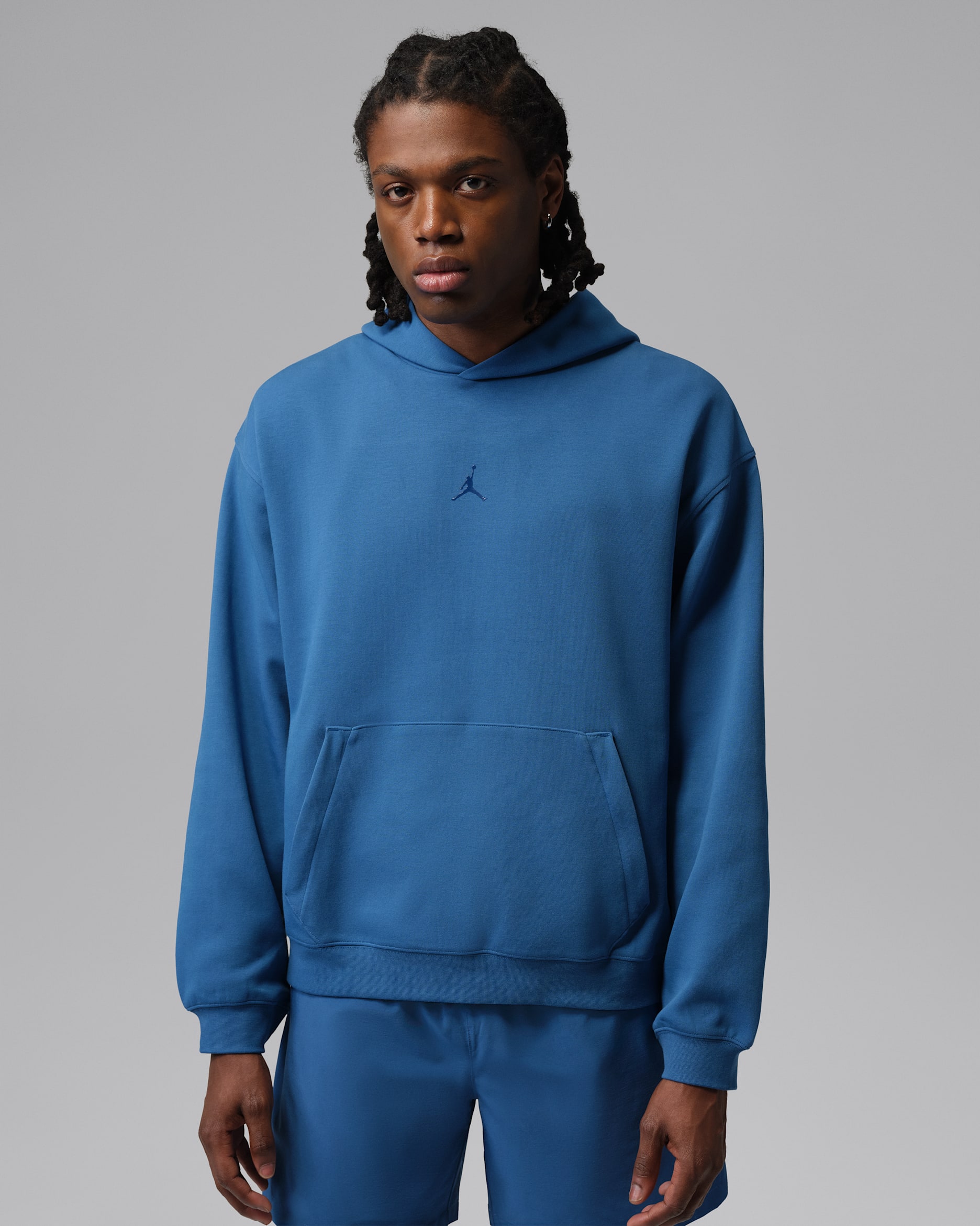 Jordan Sport Hoop Fleece Men's Pullover Hoodie - True Blue