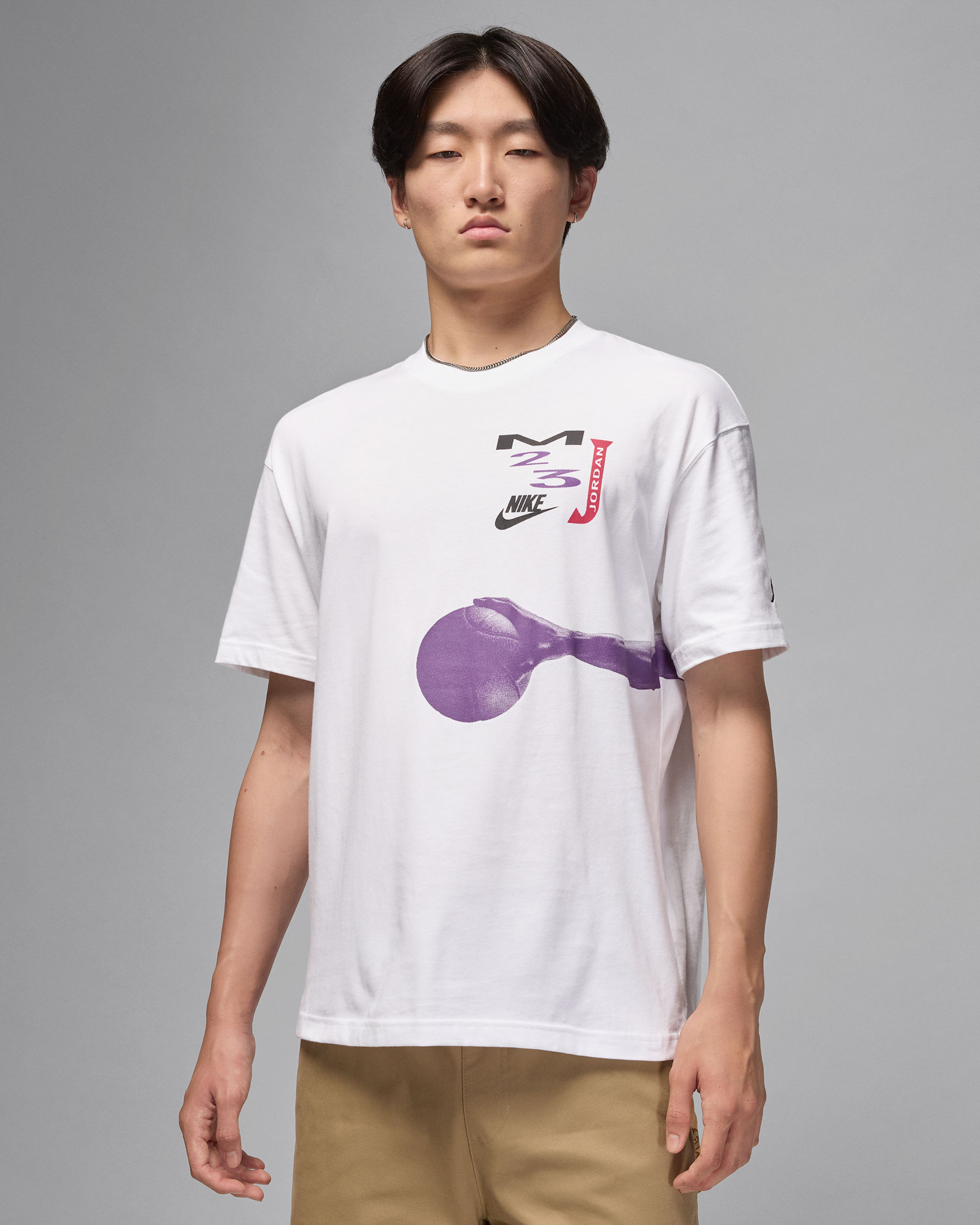Jordan Flight Women's Oversized Graphic T-Shirt - White/Black