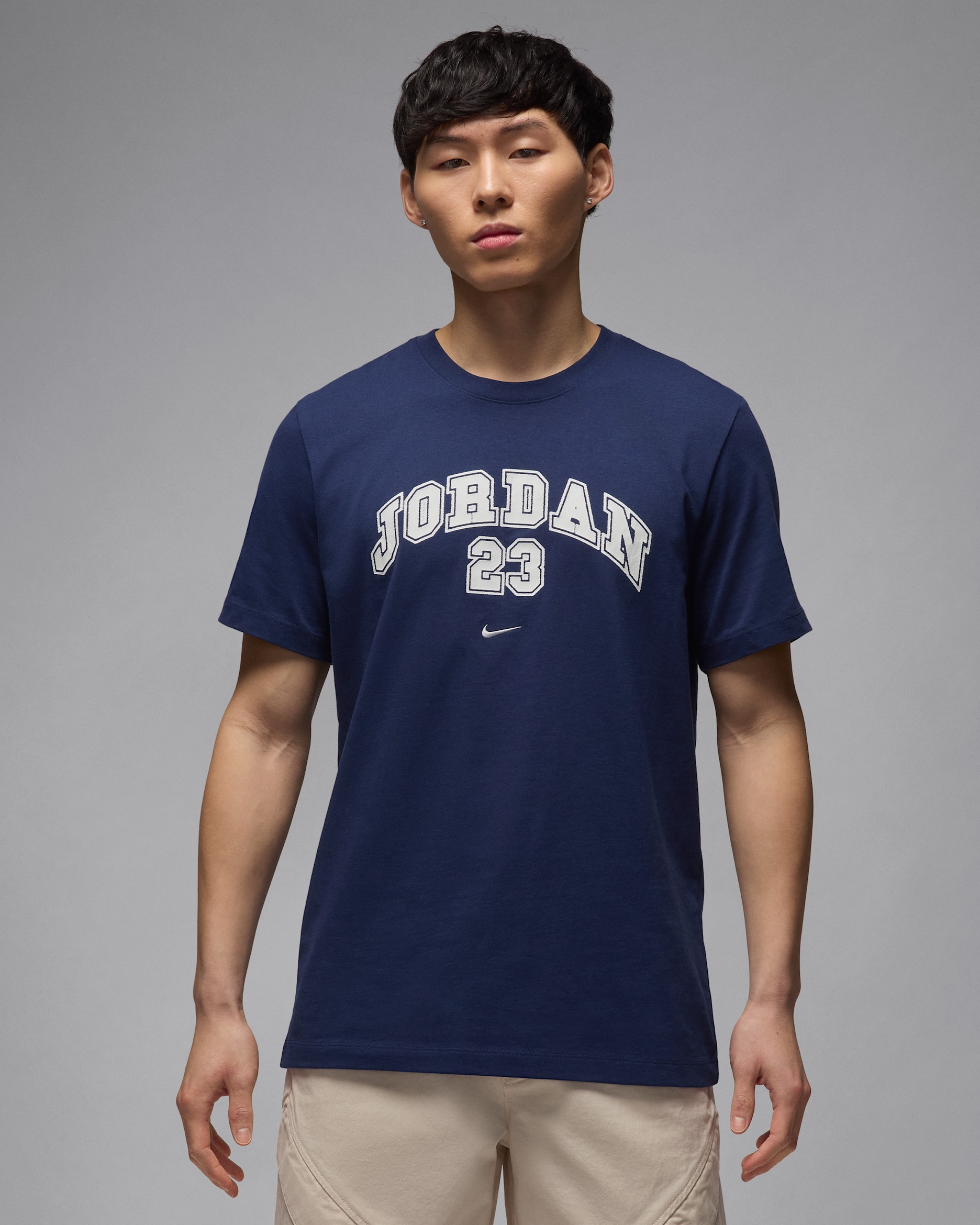 Playera para hombre Jordan MVP - Azul marino medianoche/Blanco/Blanco