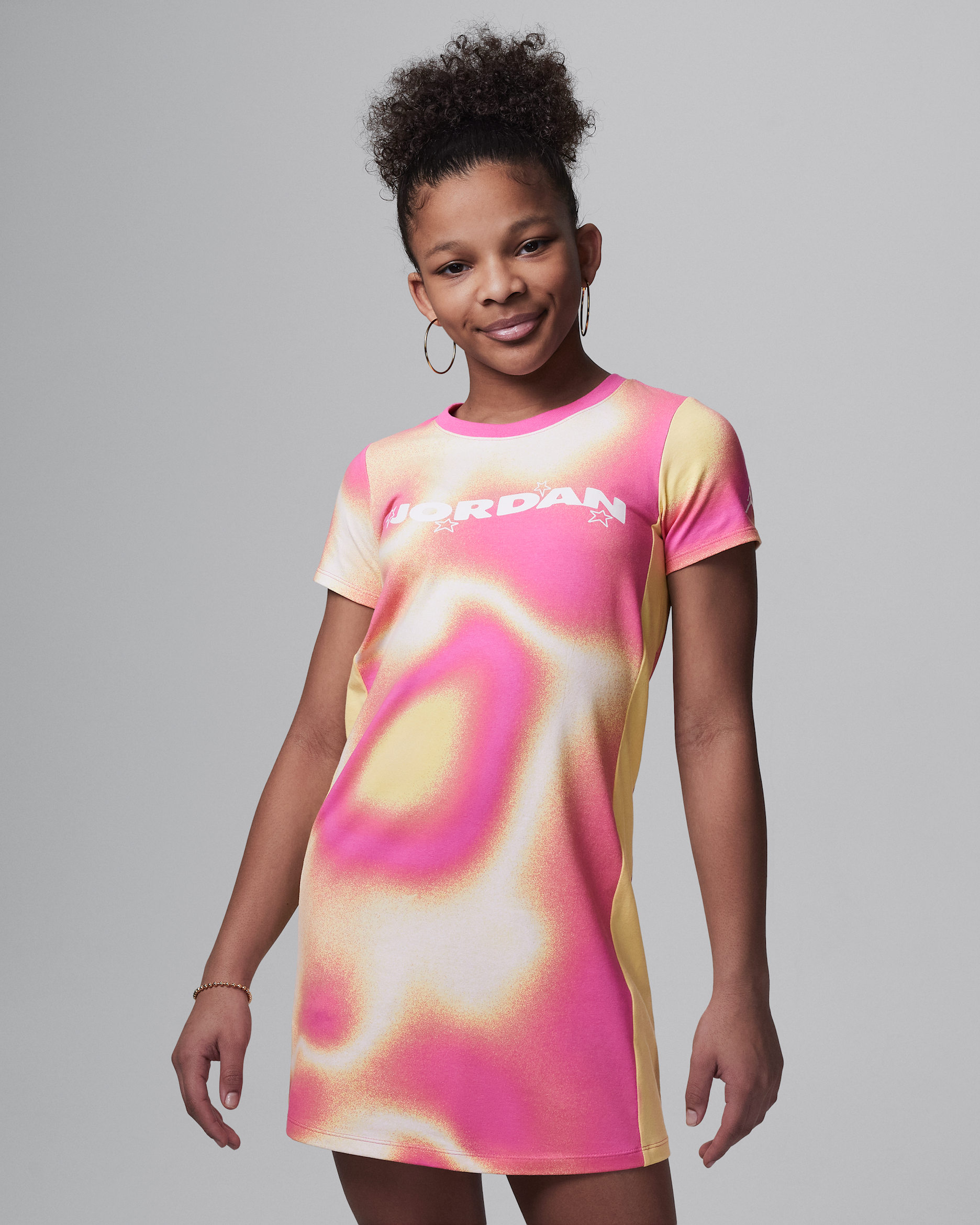 Jordan Lemonade Stand Vestido - Niño/a - Laser Fuchsia