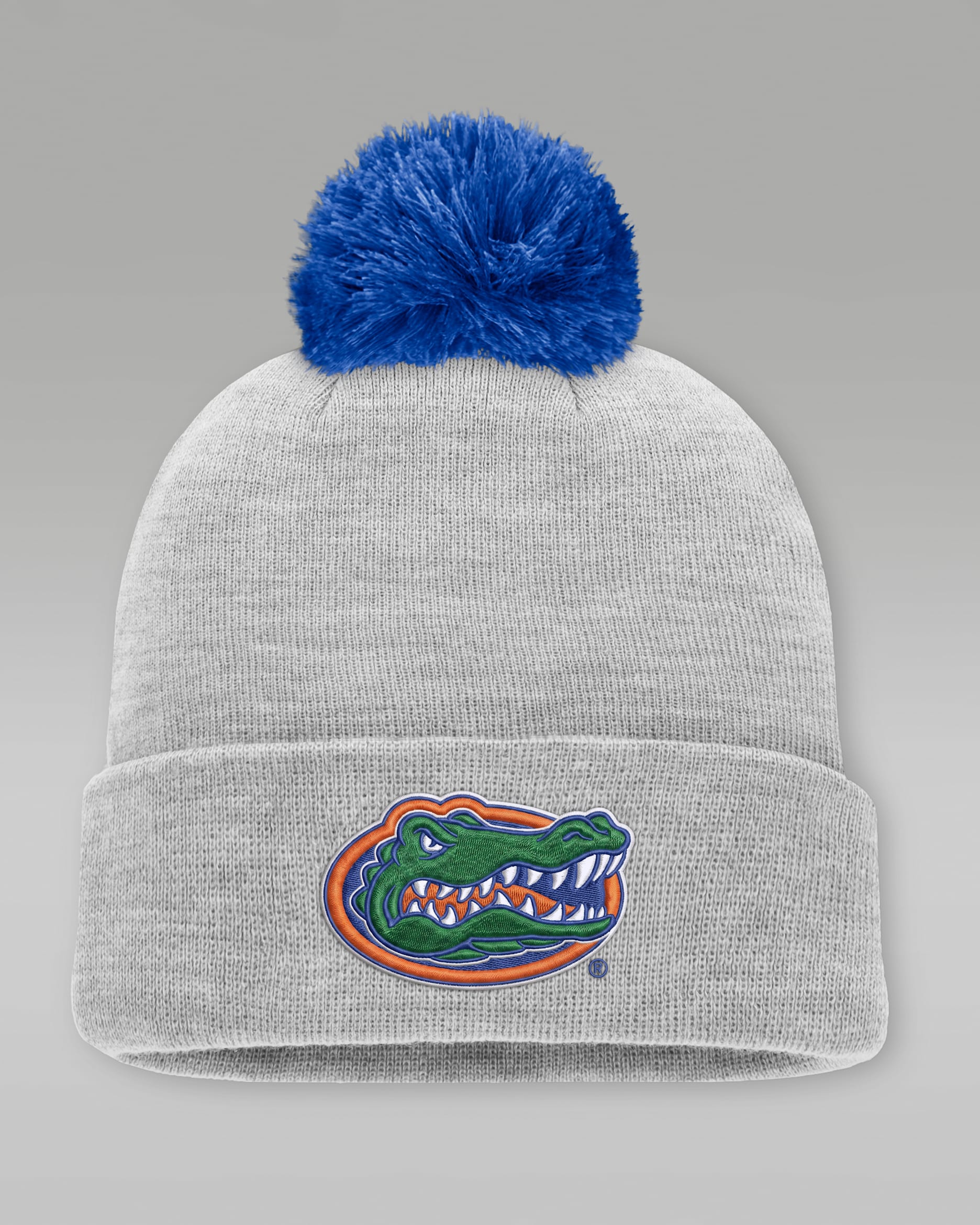 Gorro con dobladillo universitario marca Jordan para hombre Florida Peak - Gris jaspeado