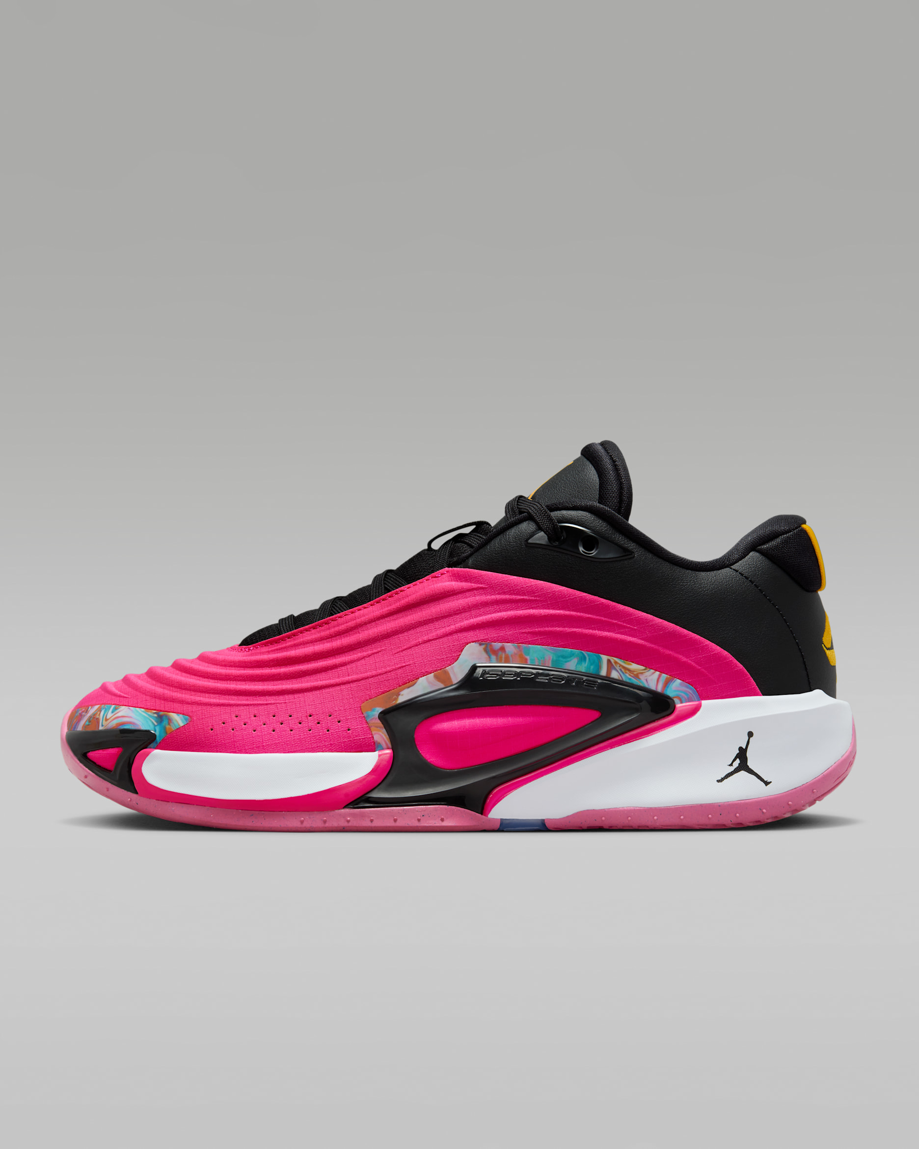 Tenis de básquetbol Luka 3 "Imaginarium" - Rosa óptimo/Negro/Hiperjade/Oro universitario