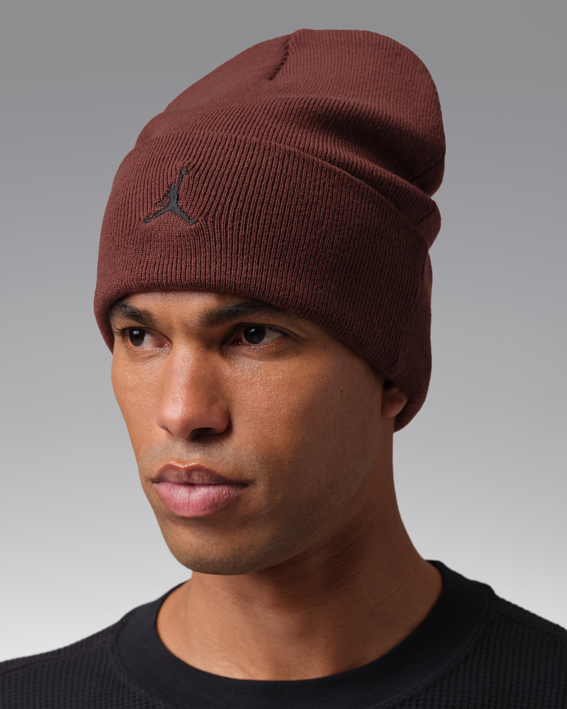 Jordan Peak Essential Beanie - Bronze Eclipse/Black
