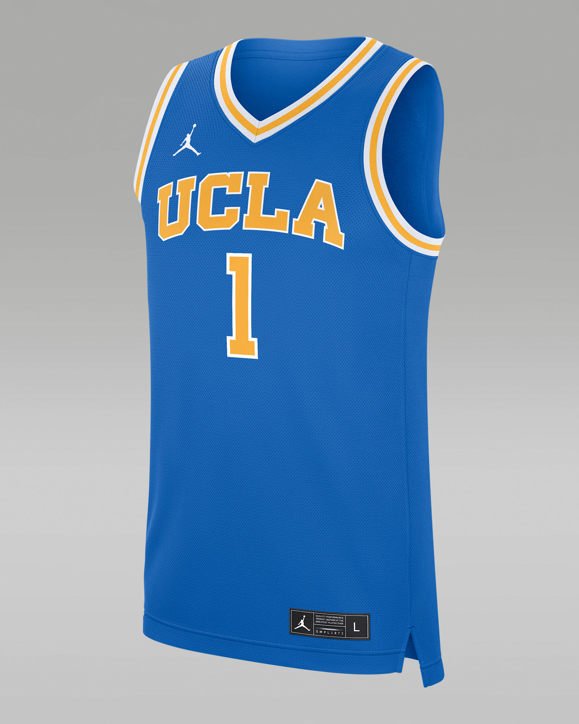 UCLA Bruins Replica Men's Jordan Brand College Basketball Jersey - Signal Blue