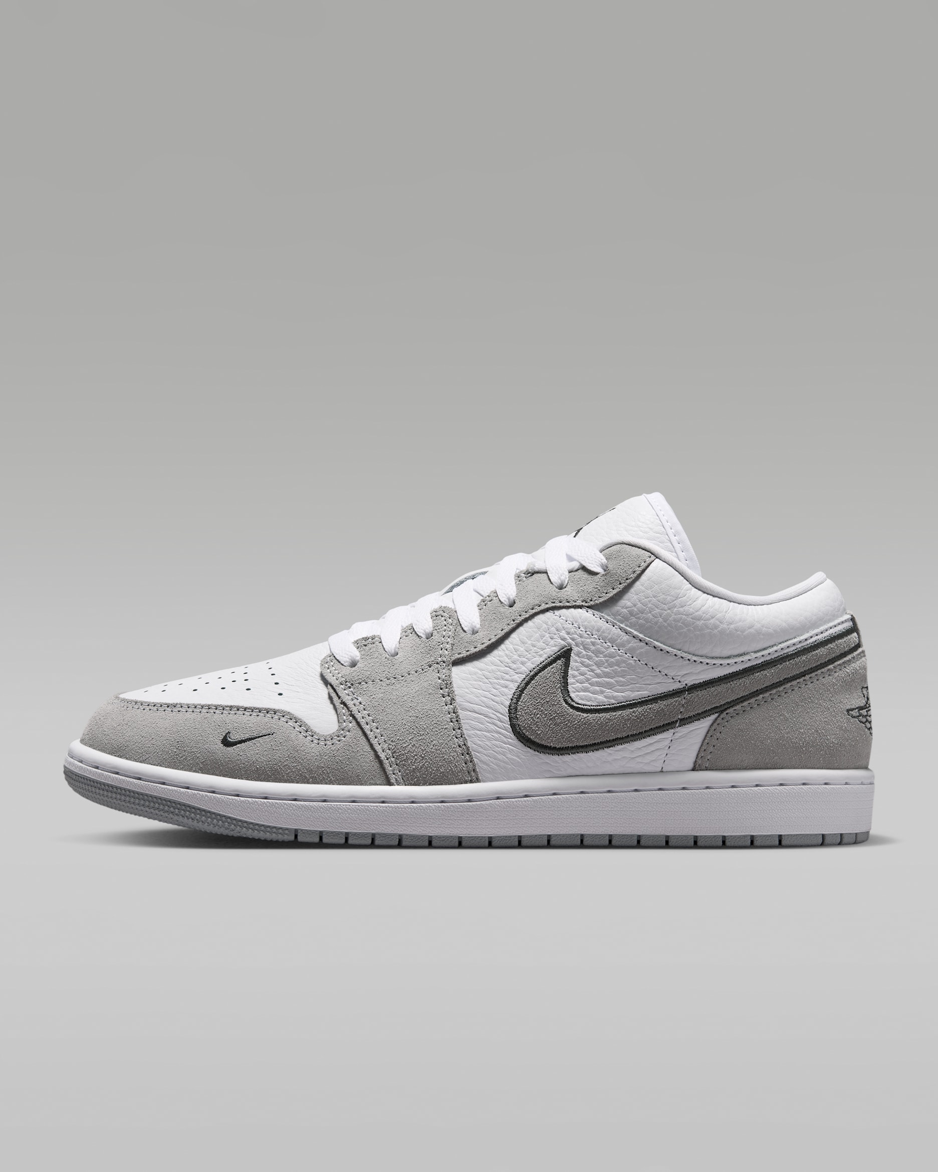 Air Jordan 1 Low SE herresko - Hvit/Iron Grey/Wolf Grey