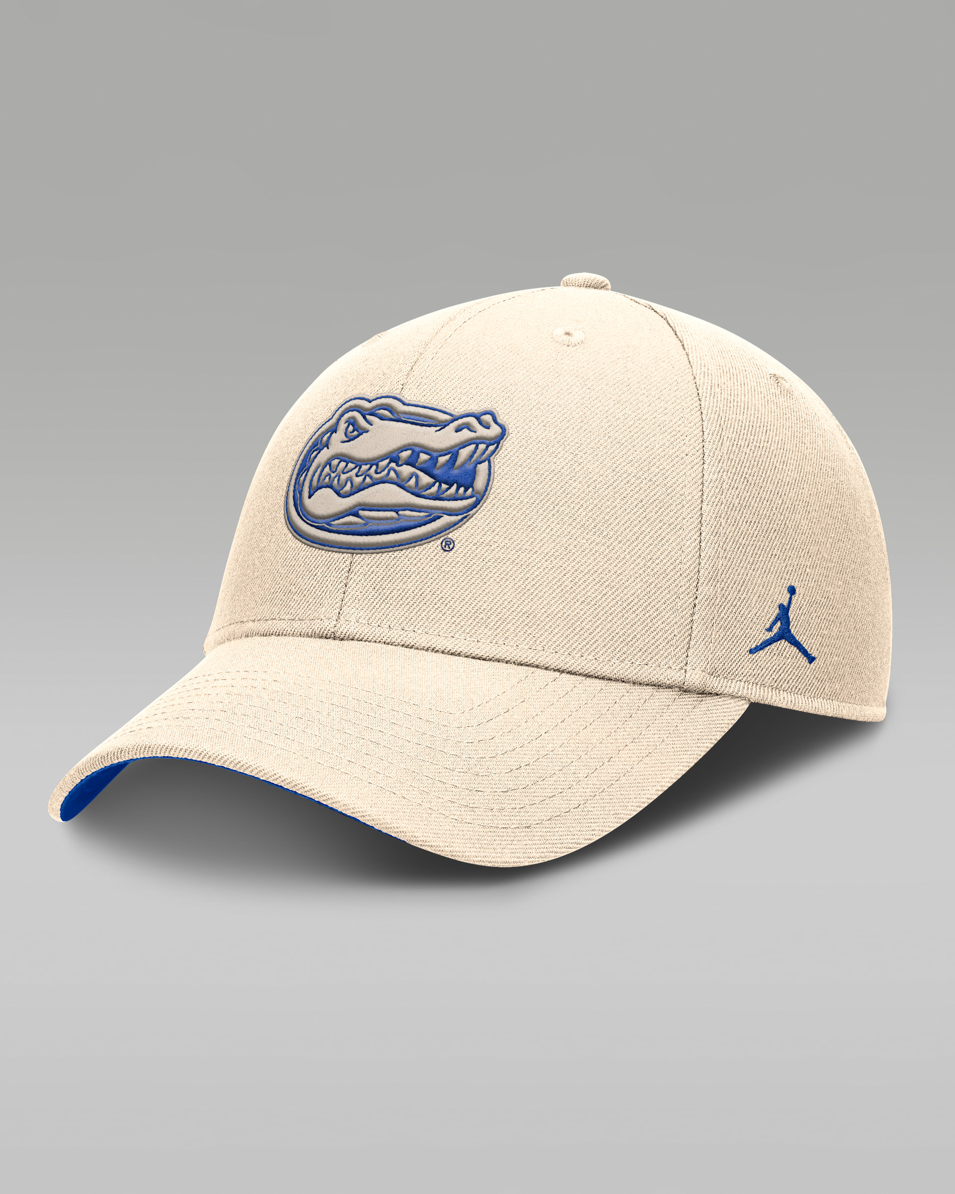 Florida Primetime Rise Men's Jordan Brand Dri-FIT College Trucker Adjustable Hat - Natural