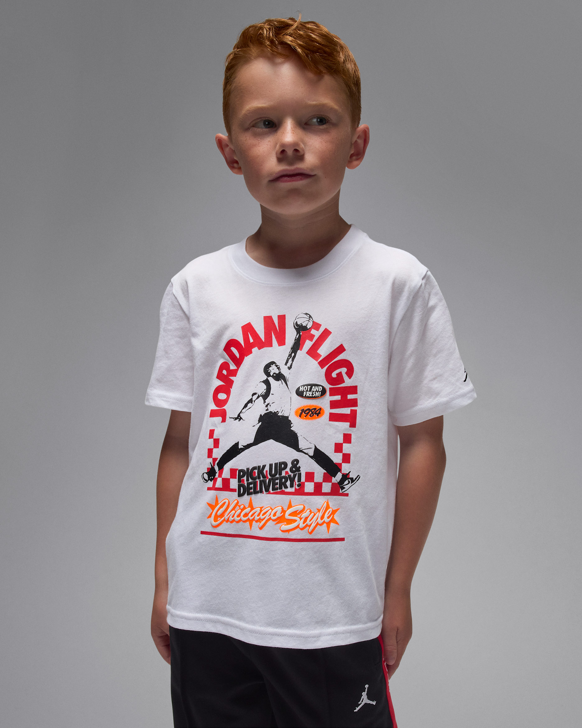 Jordan Little Kids' Deep Dish T-Shirt - White