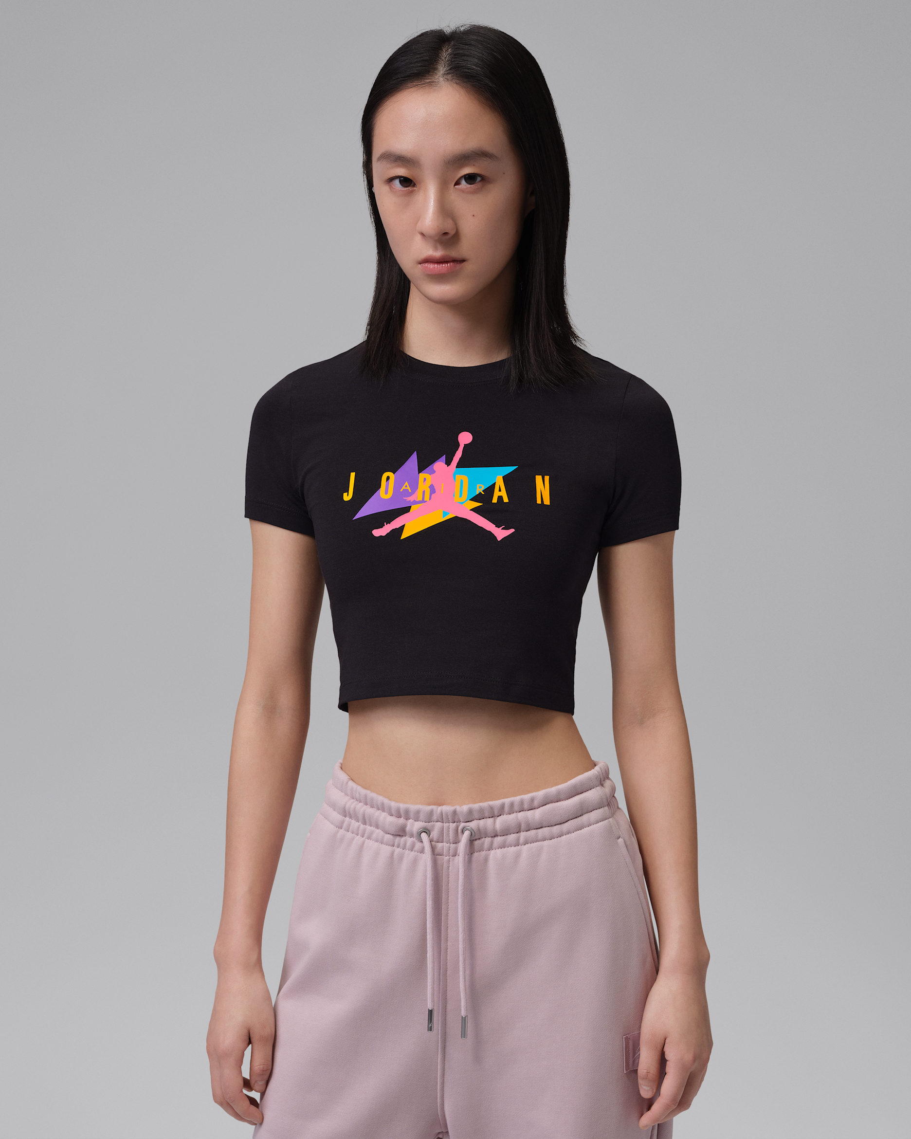 Jordan Flight Women's Graphic T-Shirt - Black/White