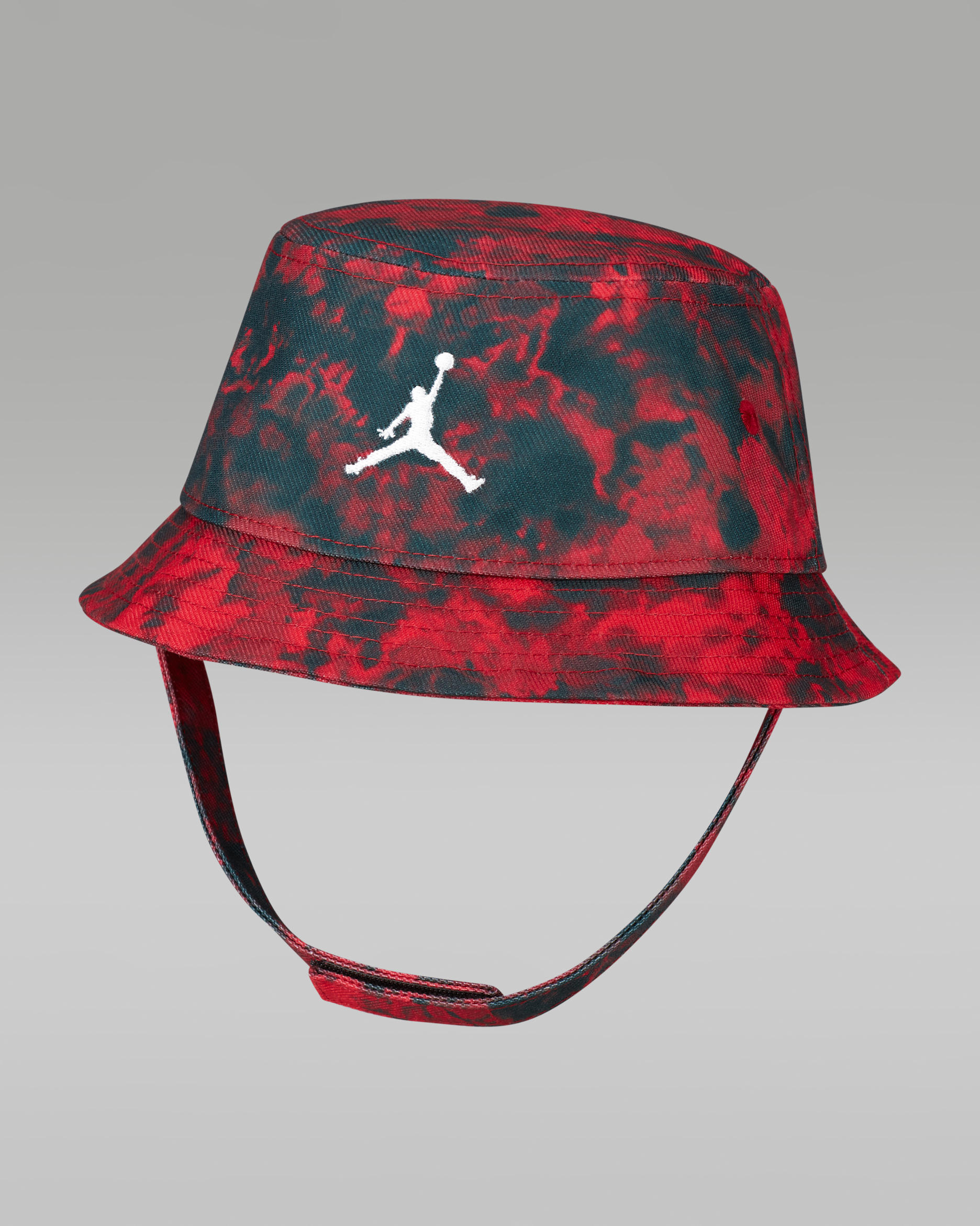 Gorro tipo pescador infantil Jordan - Rojo gimnasio/Negro