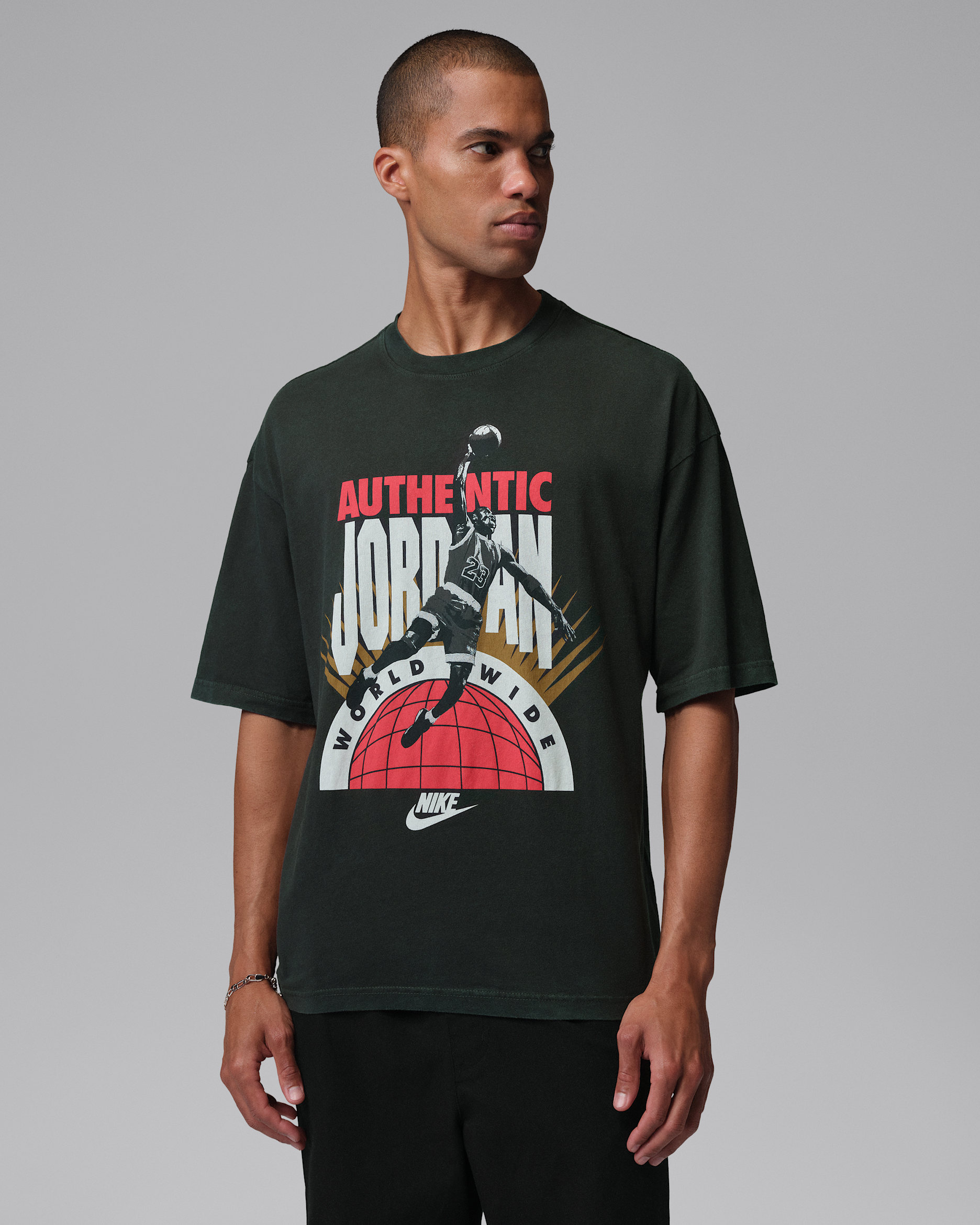 Jordan Men's Oversized Reissue T-Shirt - Off-Noir/Infrared 23