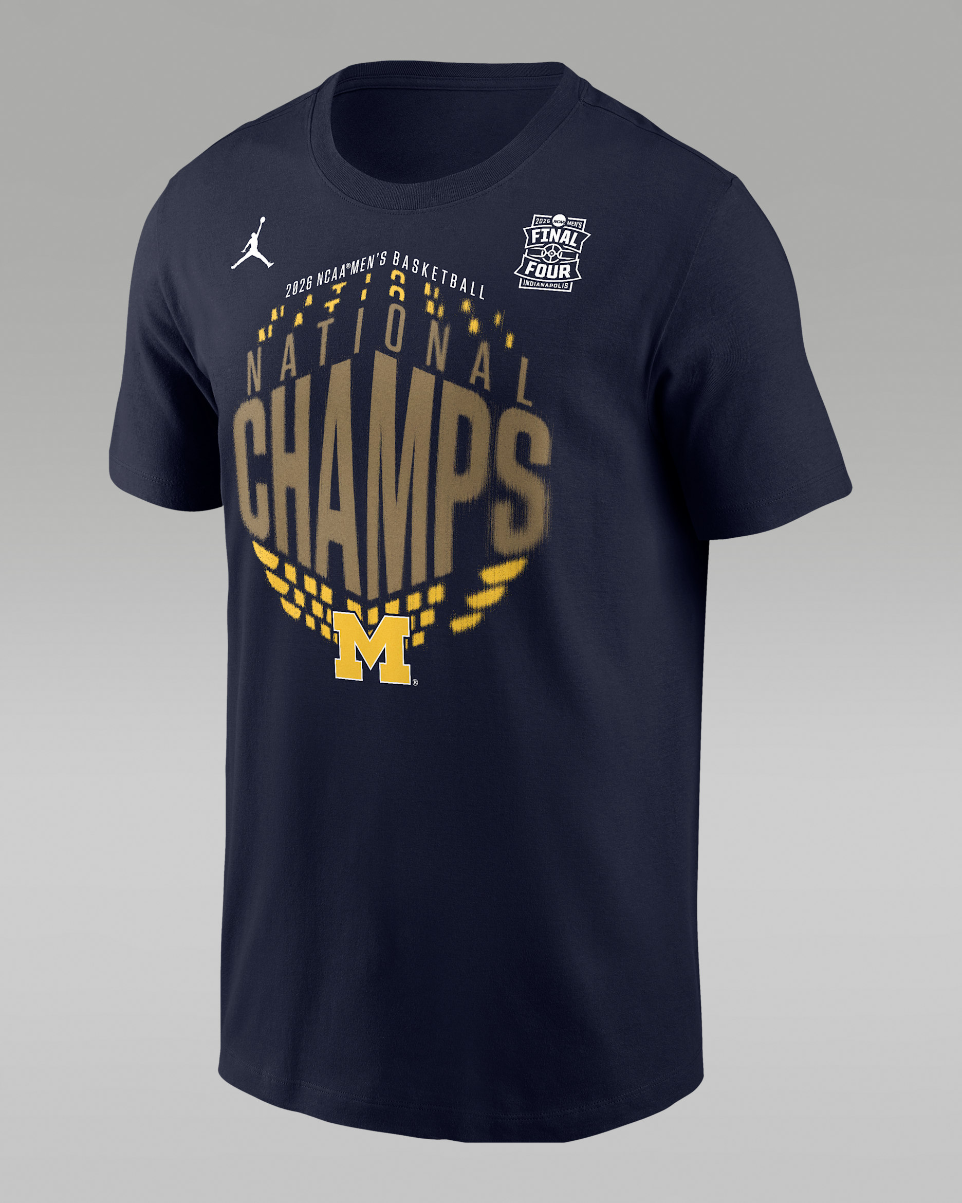 Michigan (Men's Team) Men's Jordan College T-Shirt - Navy