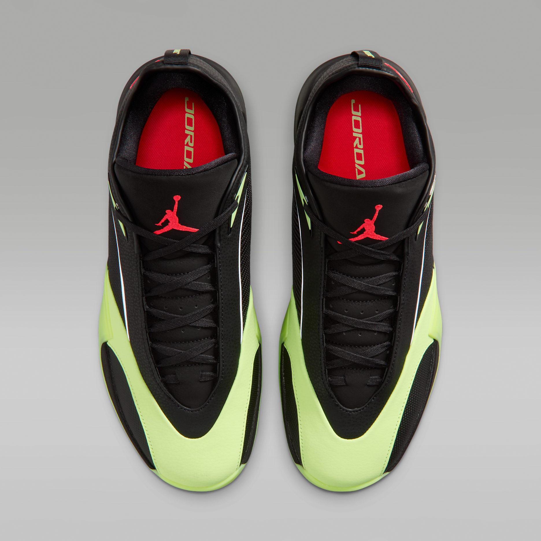 Jordan Triangle Basketball Shoes - Black/Barely Volt/Infrared 23