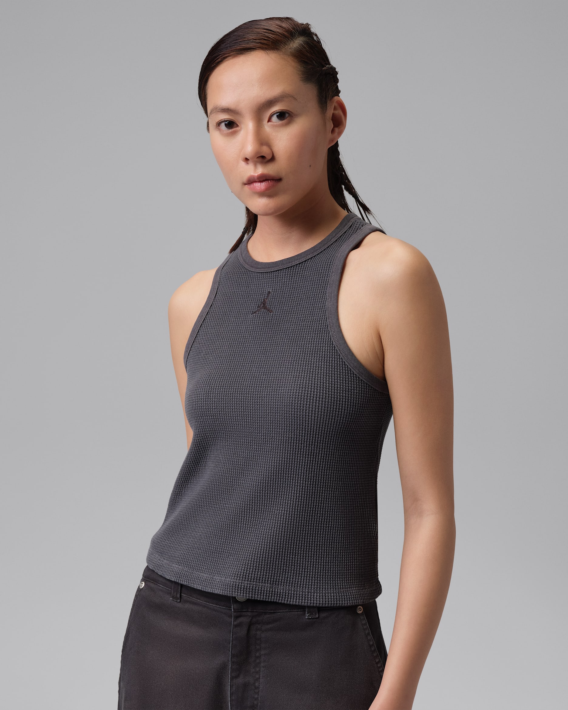 Jordan Flight Women's Waffle Tank - Black/Black