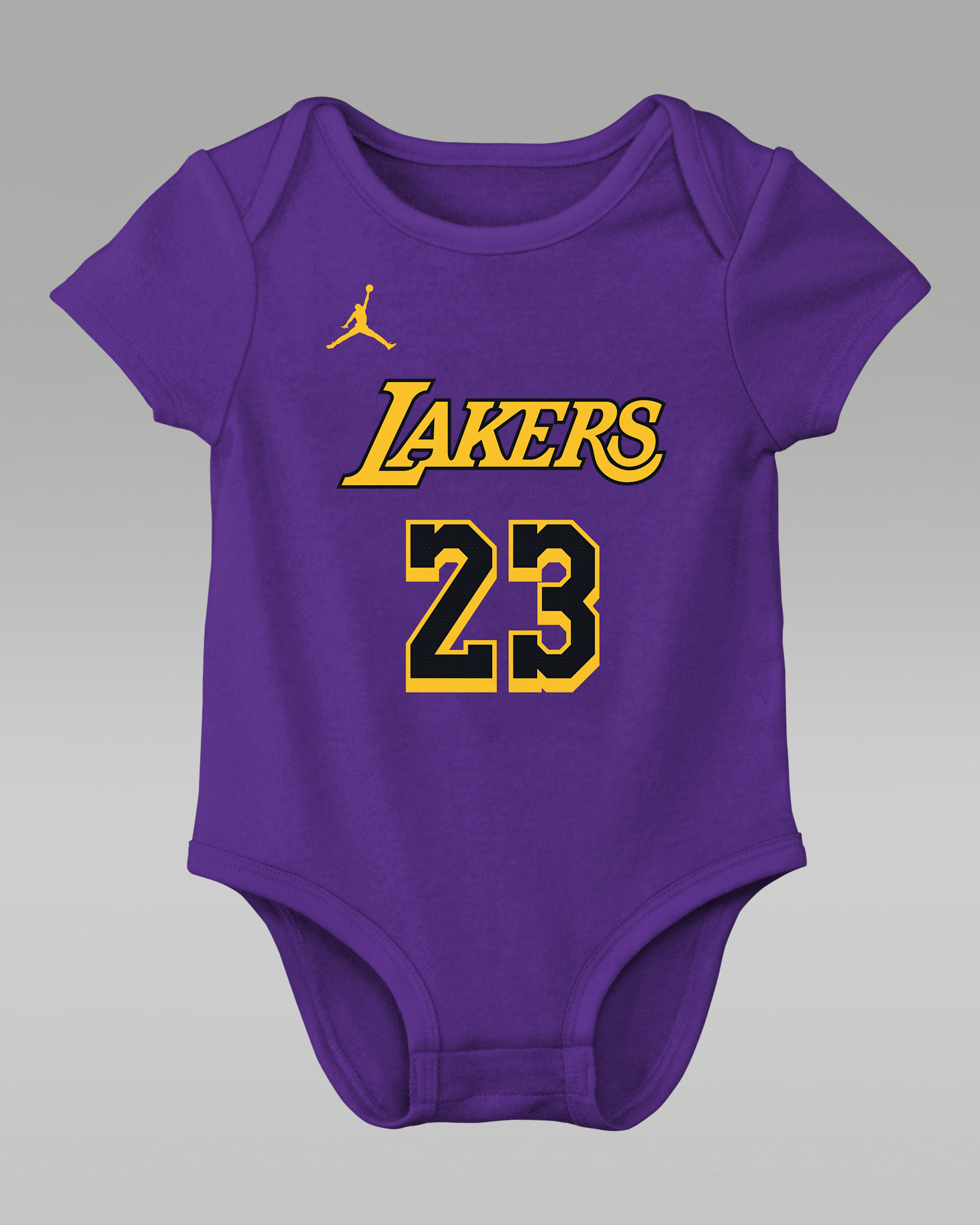 LeBron James Los Angeles Lakers Baby Jordan NBA Bodysuit - Field Purple