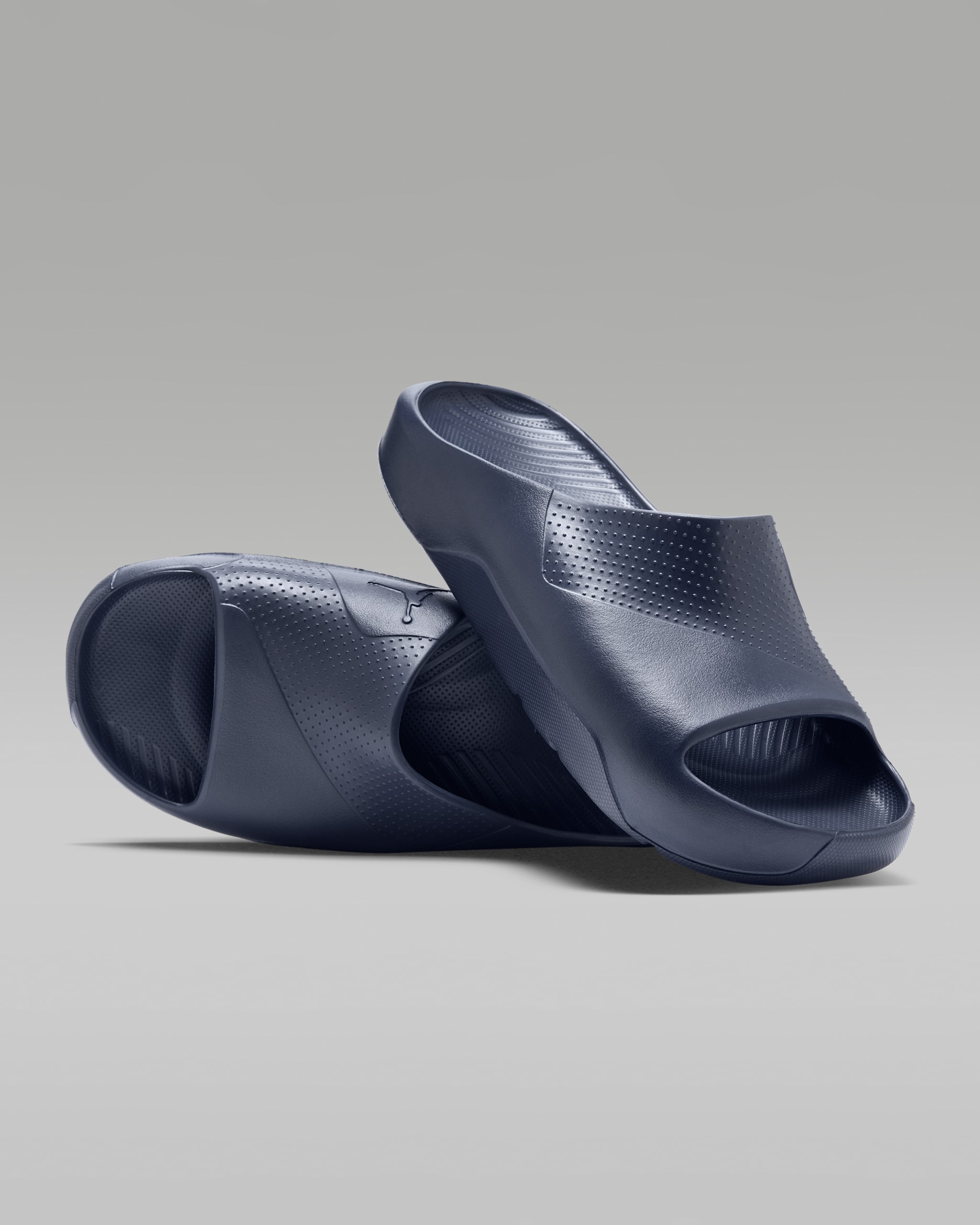 Jordan Post Women's Slides - Midnight Navy/Midnight Navy