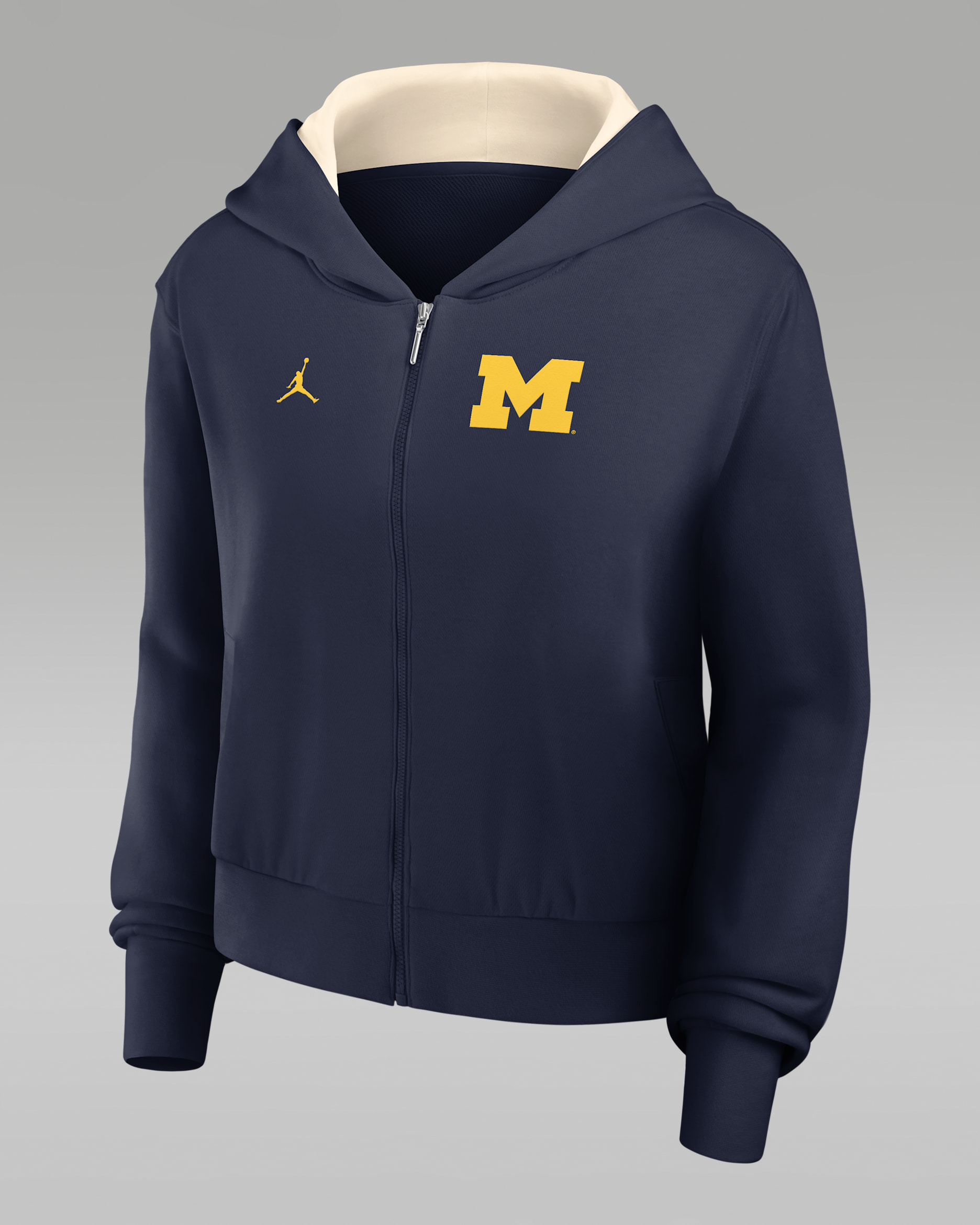 Michigan Mantra Women's Jordan Brand College Full-Zip Hoodie - Navy