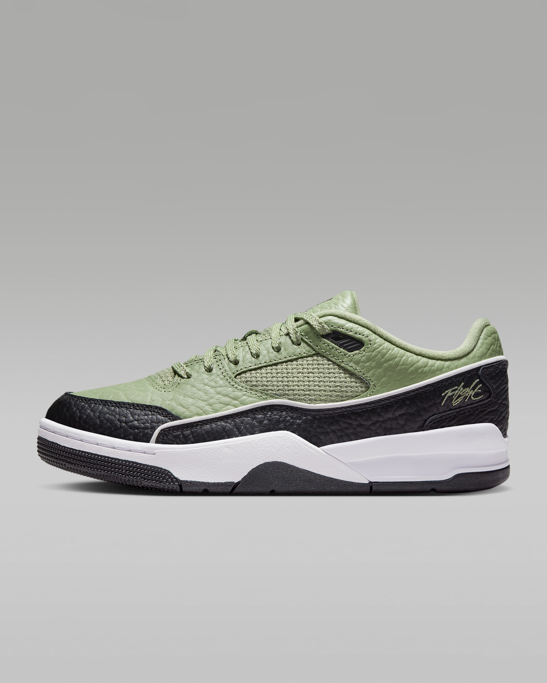 Jordan Flight Court Men's Shoes - Oil Green/Olive Aura/Black/Oil Green
