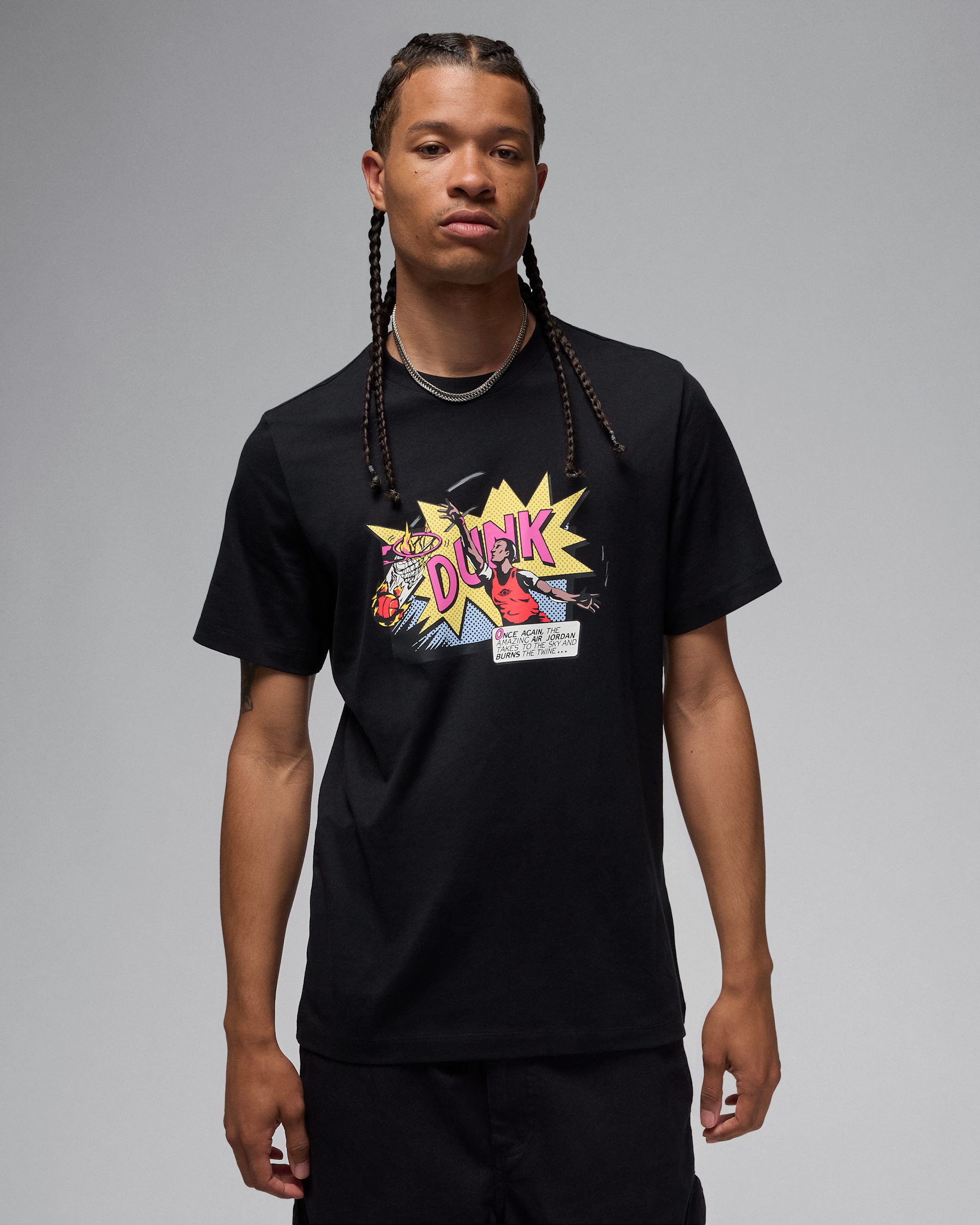 Jordan Playera para hombre - Negro/Blanco