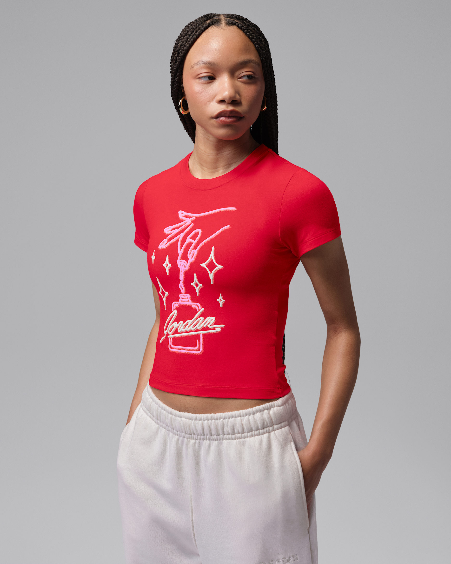 Jordan Women's Graphic T-Shirt - University Red