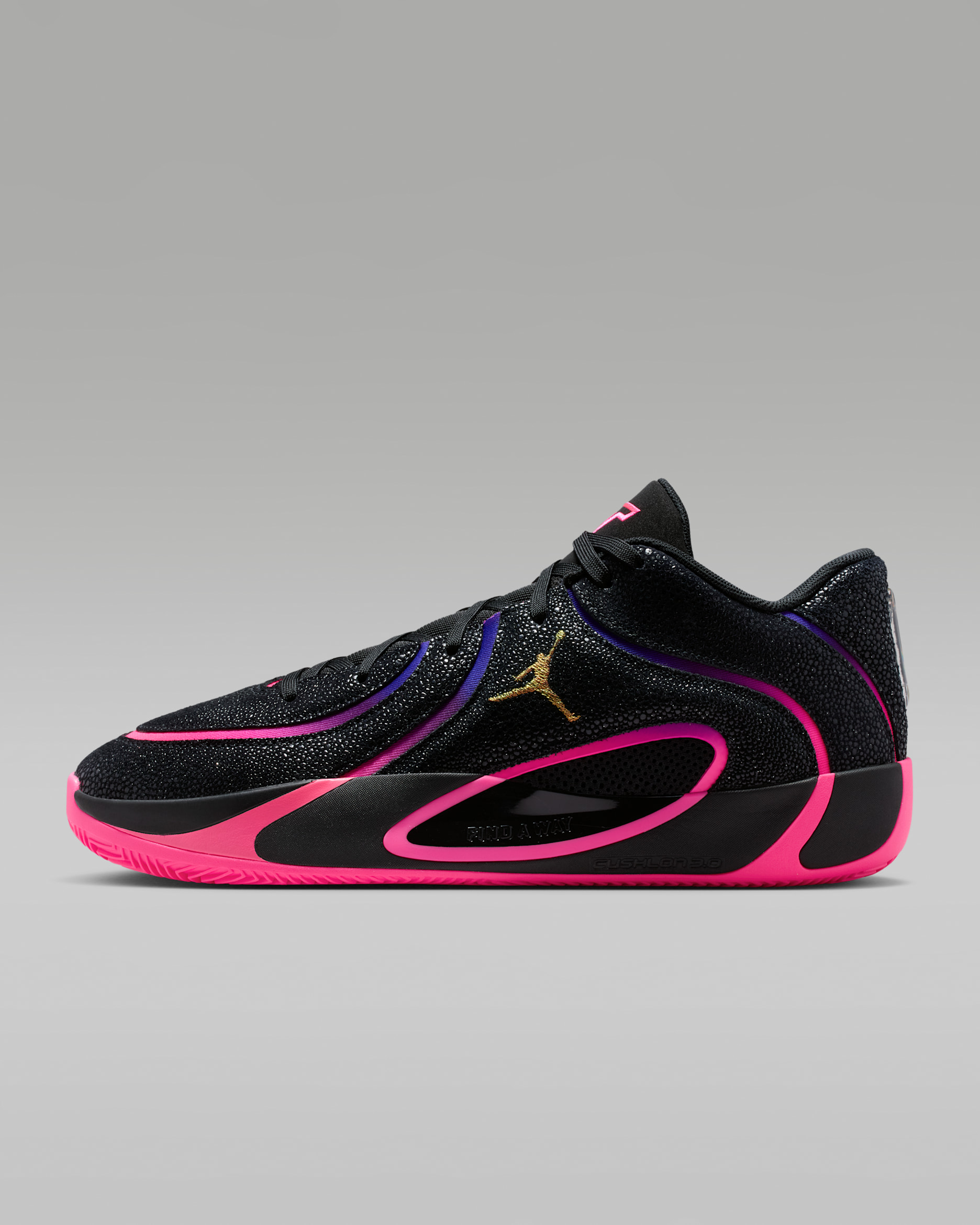 Tatum 4 "Smooth Soul Vol.2" Basketball Shoes - Black/Fierce Purple/Racer Blue/Hyper Pink