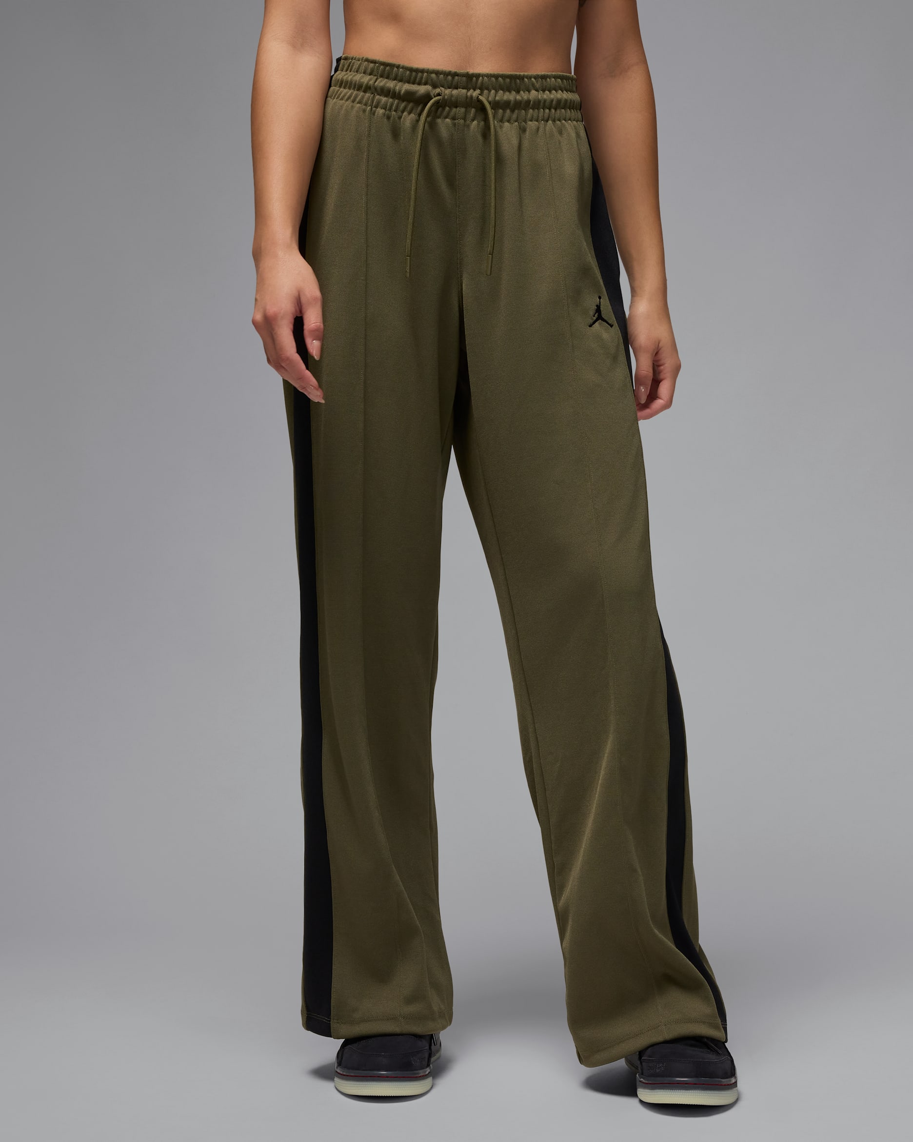 Pants de entrenamiento de tejido Knit para mujer Jordan - Oliva medio/Negro/Negro