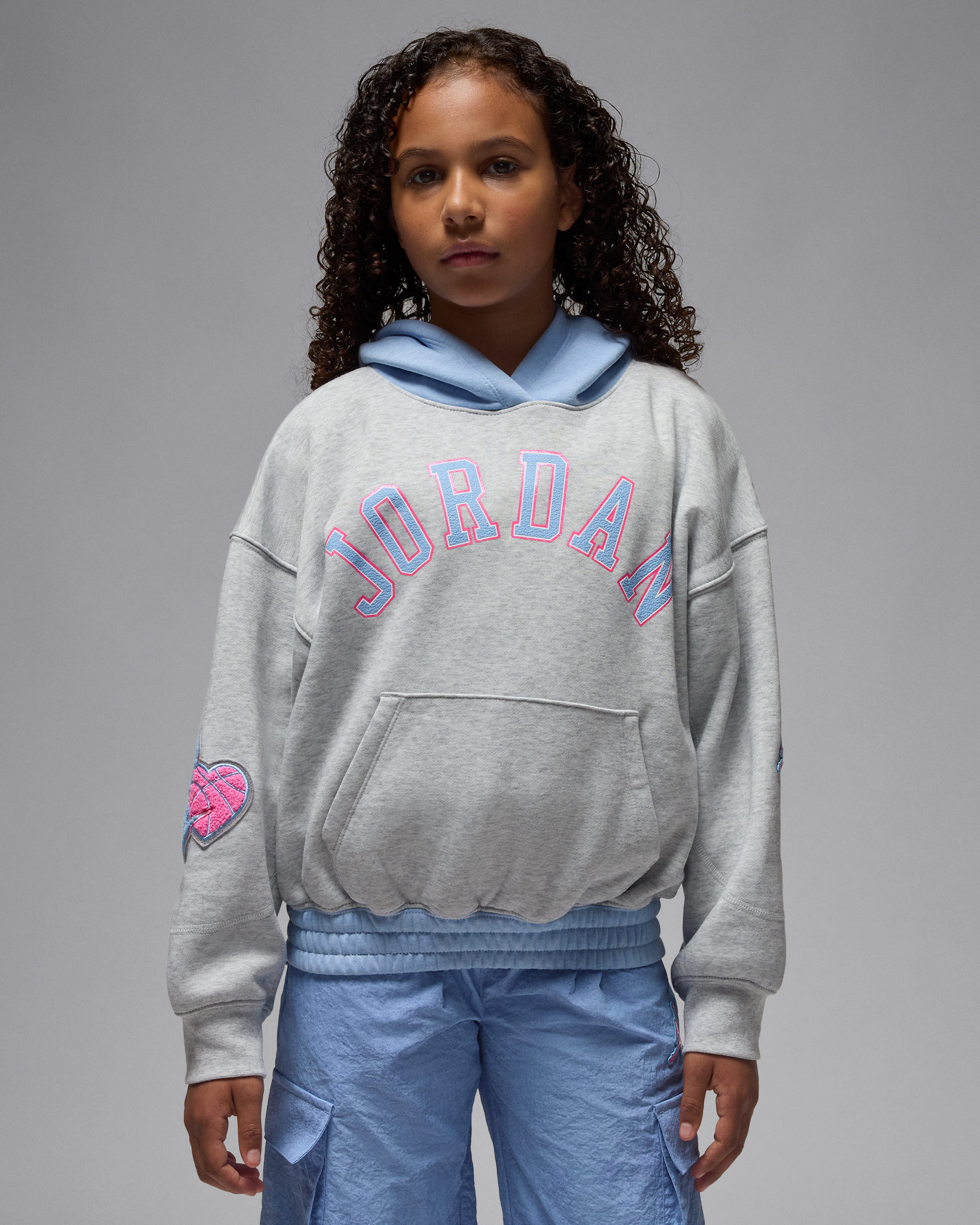 Jordan Blue Jeans and Bling Big Kids' Pullover