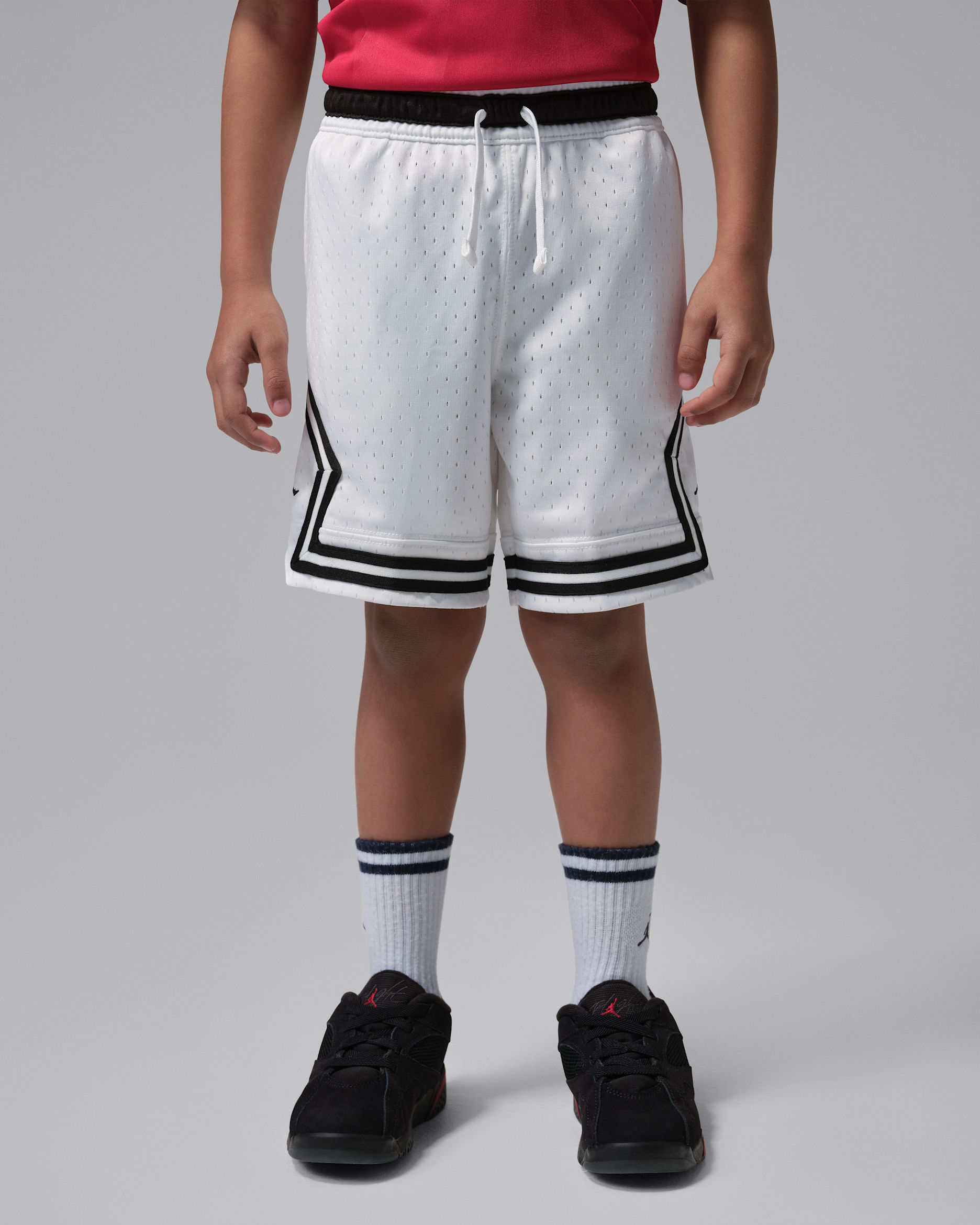 Jordan Dri-FIT Sport Little Kids' Diamond Shorts - White