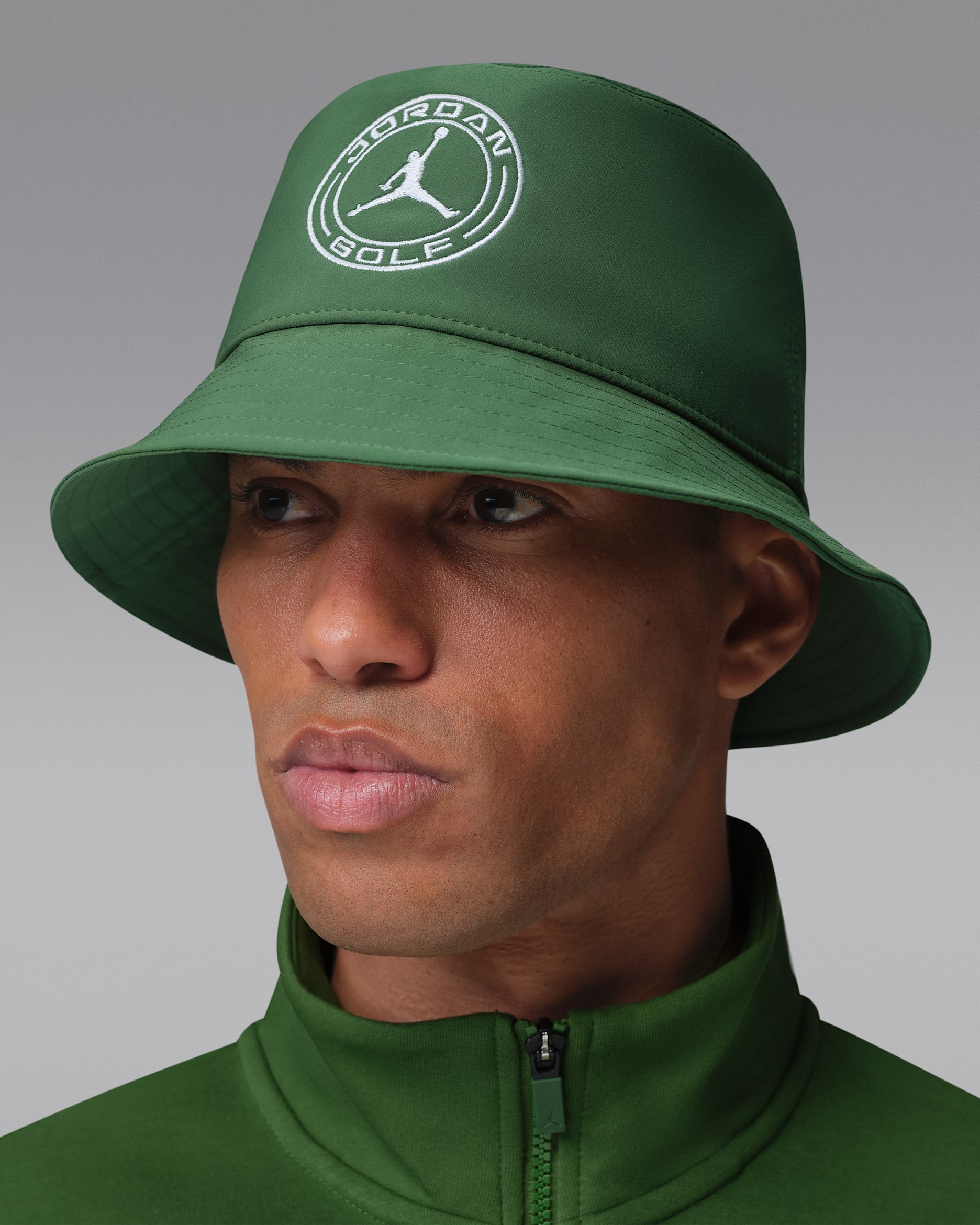 Jordan Apex Dri-FIT Golf Bucket - Forest Green/Sail