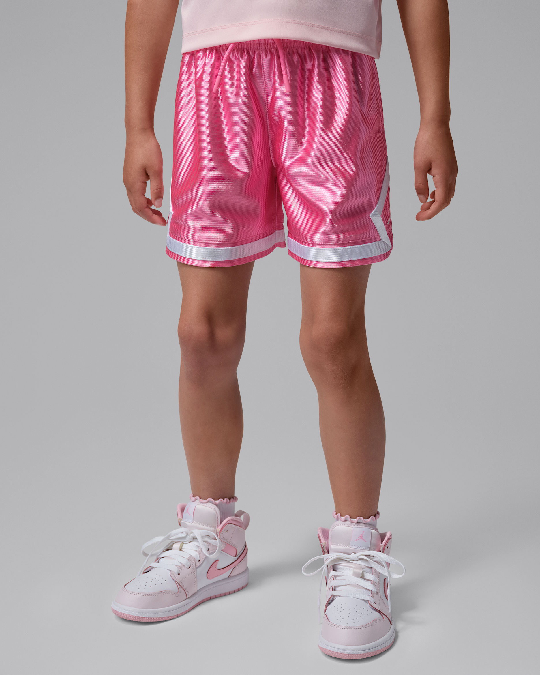 Jordan Little Kids' Durasheen Diamond Shorts - Gym Pink
