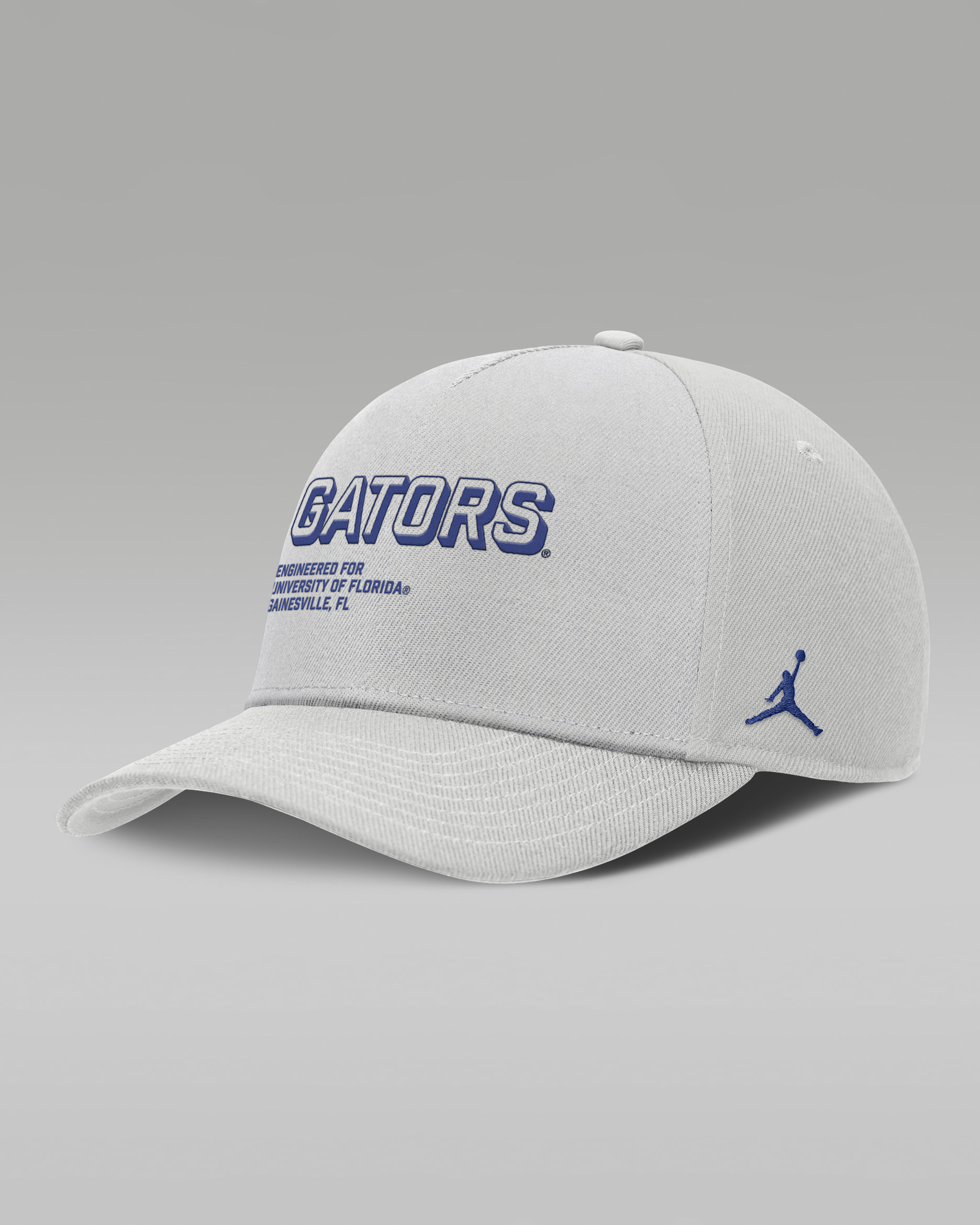 Florida On-Field Primetime Rise Men's Jordan Brand College Adjustable Hat - Grey