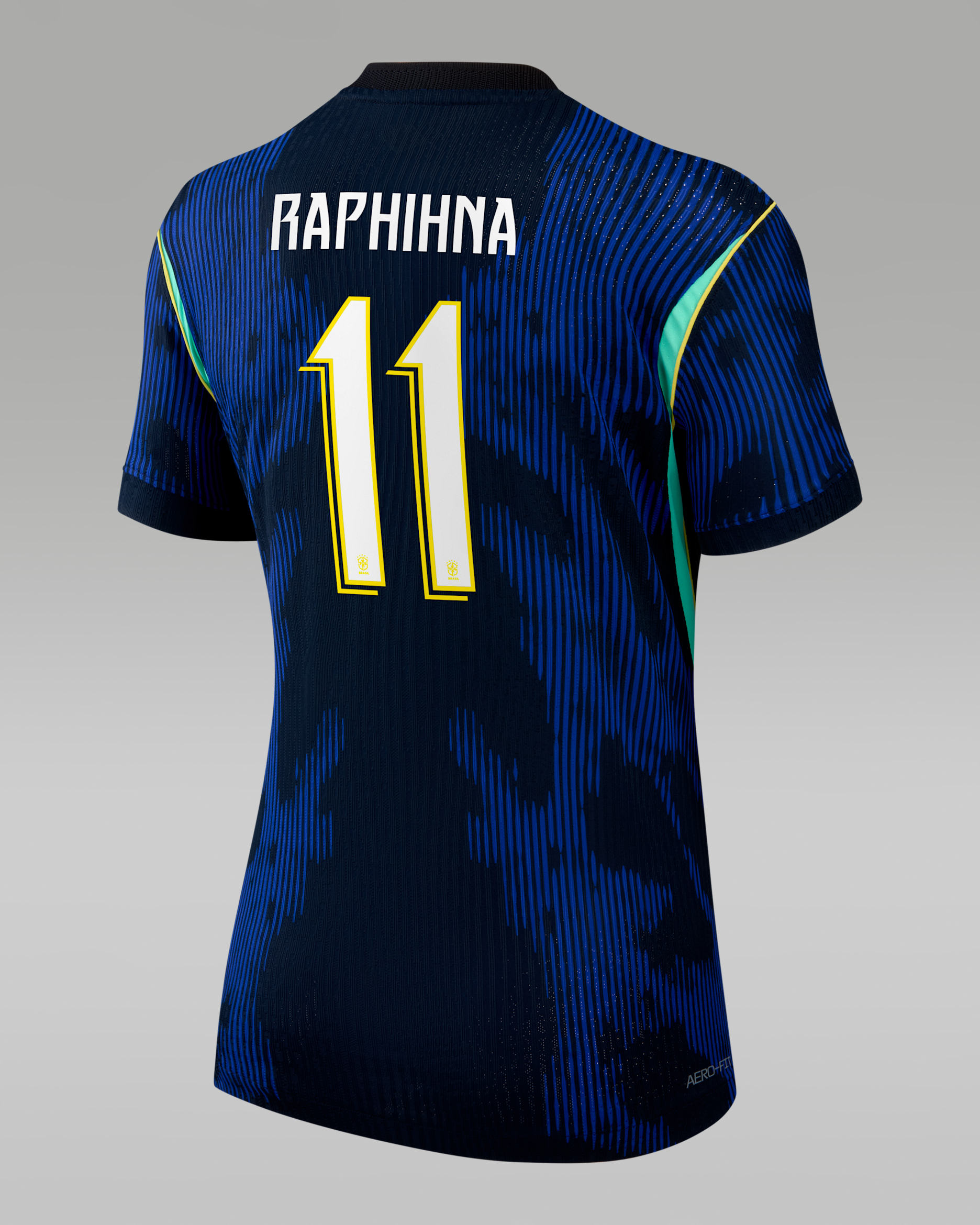Raphinha Brazil National Team 2026 Match Away Women's Nike Dri-FIT ADV Soccer Jersey - Blue