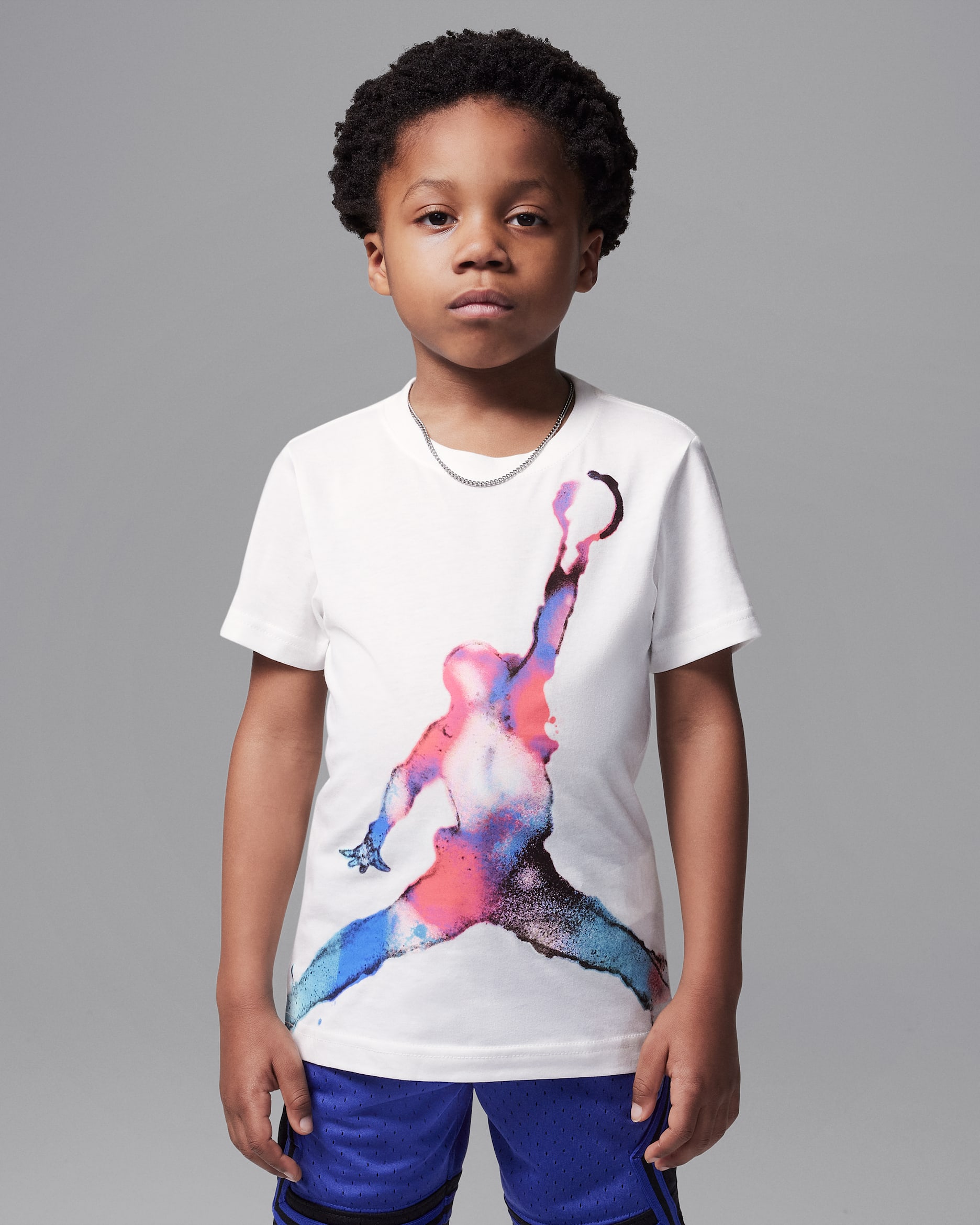 Playera Poolside Jumpman para preescolar Jordan - Vela