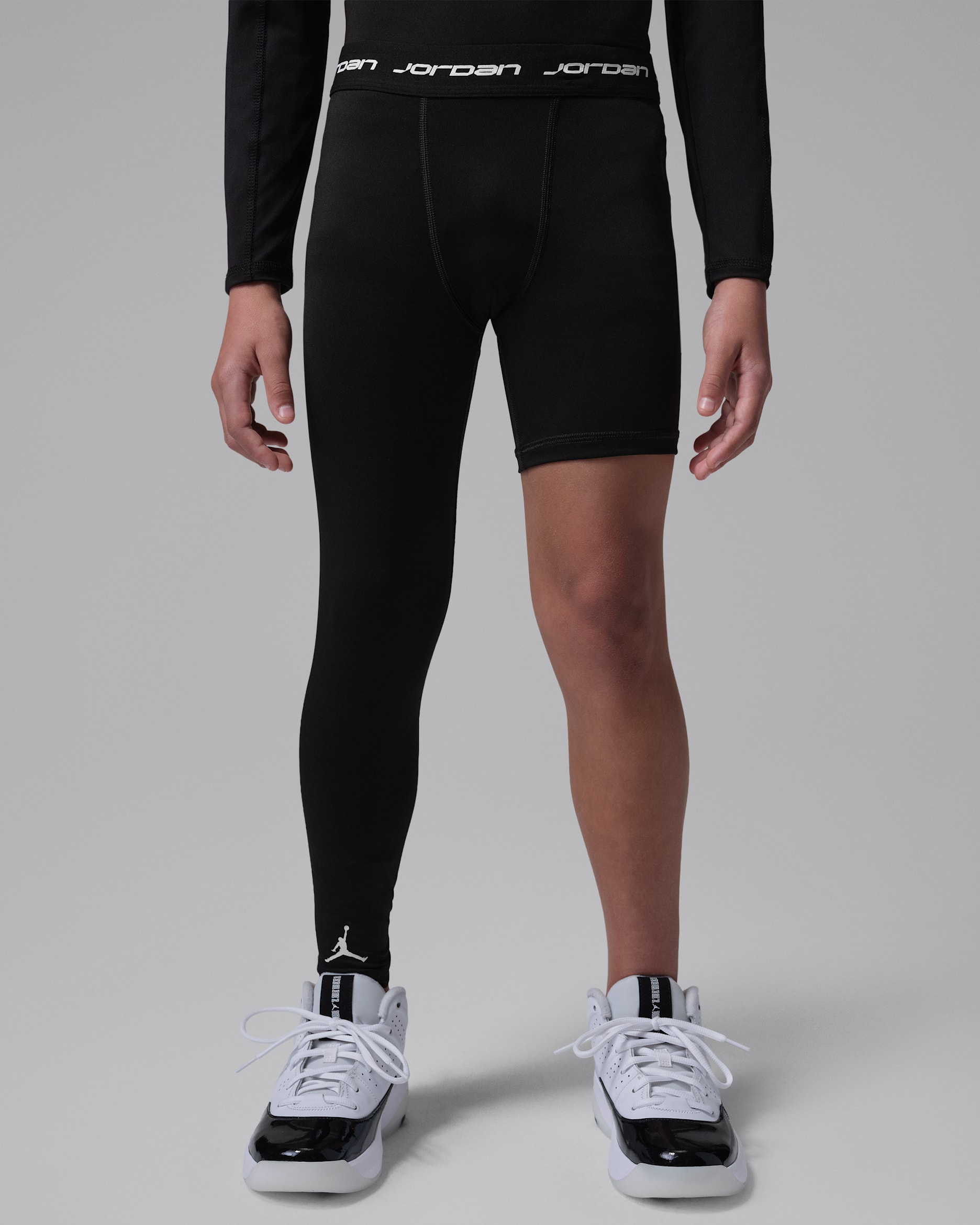 Jordan Big Kids' Dri-FIT Single Leg Reversible Leggings - Black