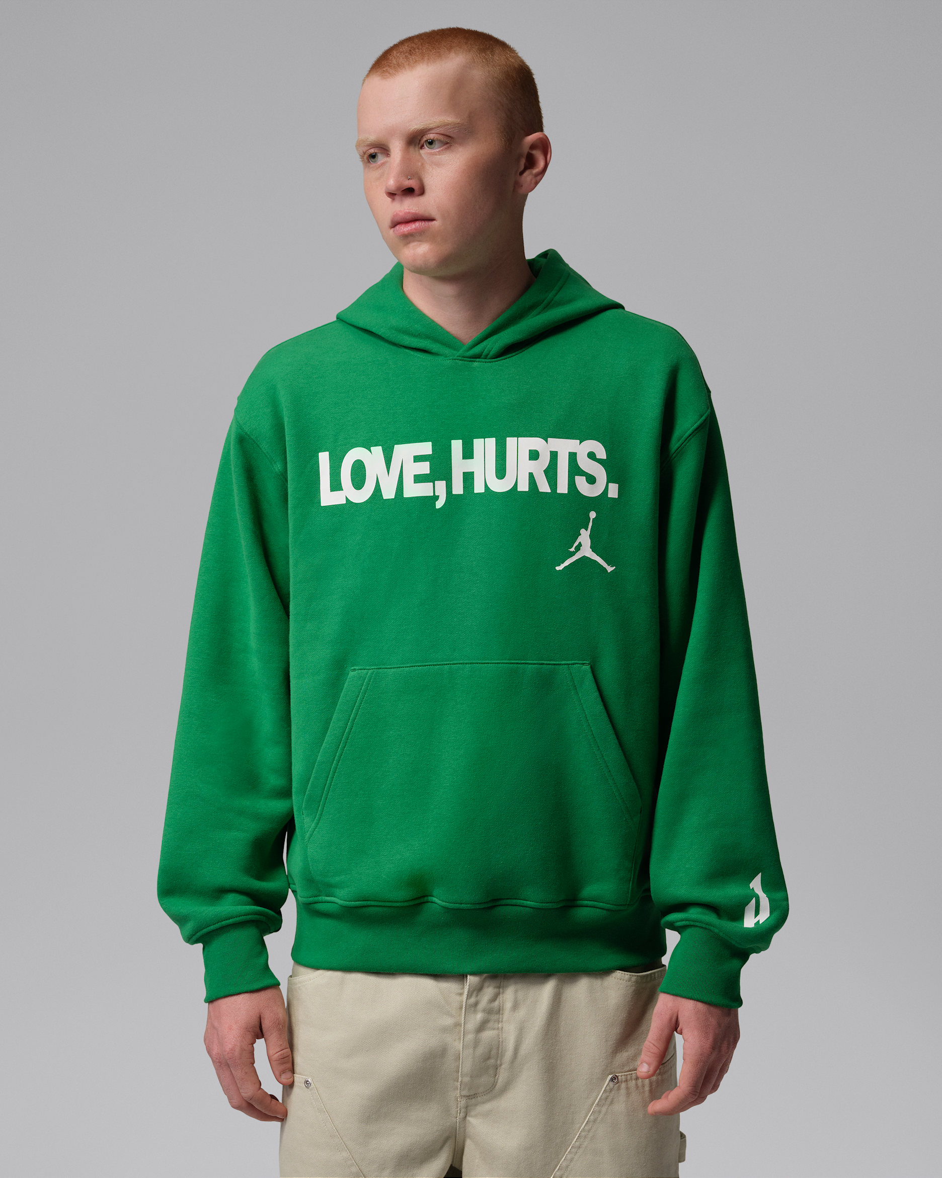 Sudadera con gorro de tejido Fleece para hombre Jalen Hurts - Verde Kelly